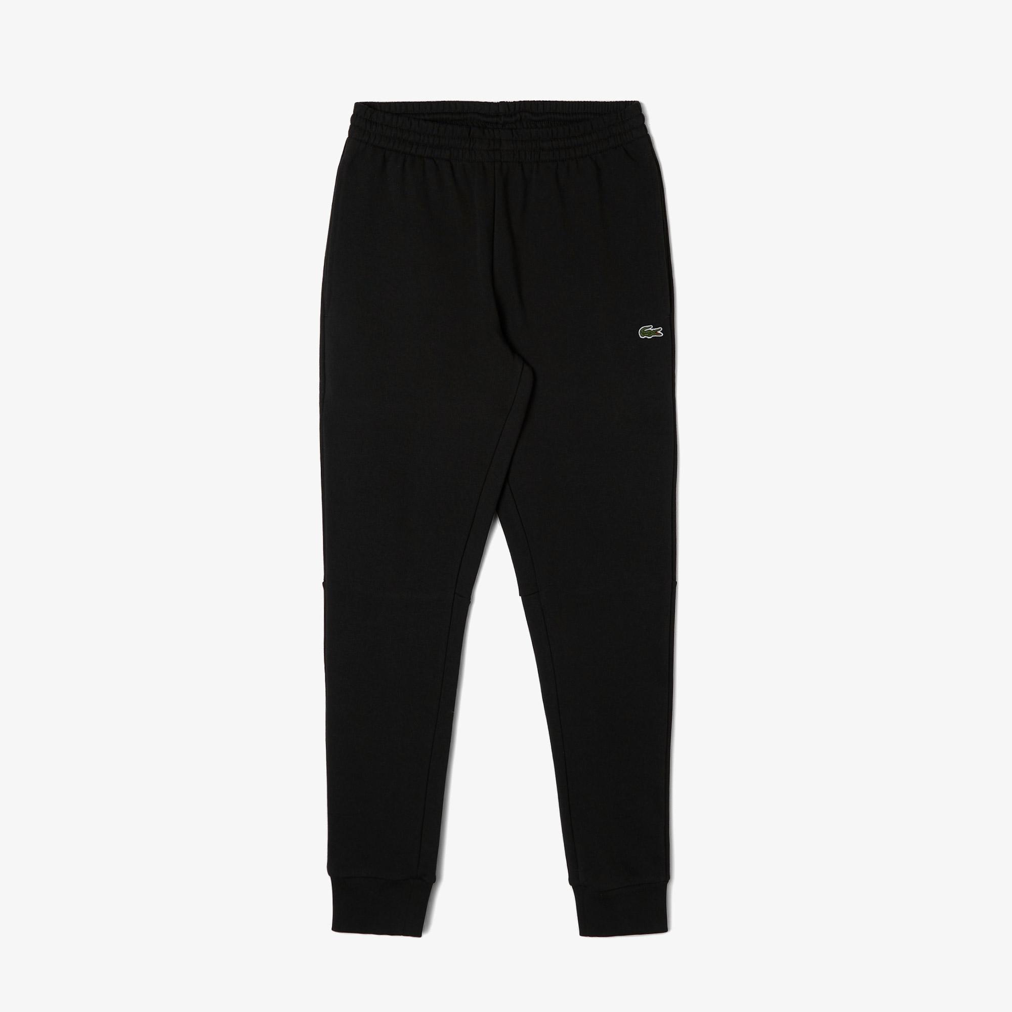 Erkek Slim Fit Organik Pamuk Siyah Eşofman Altı