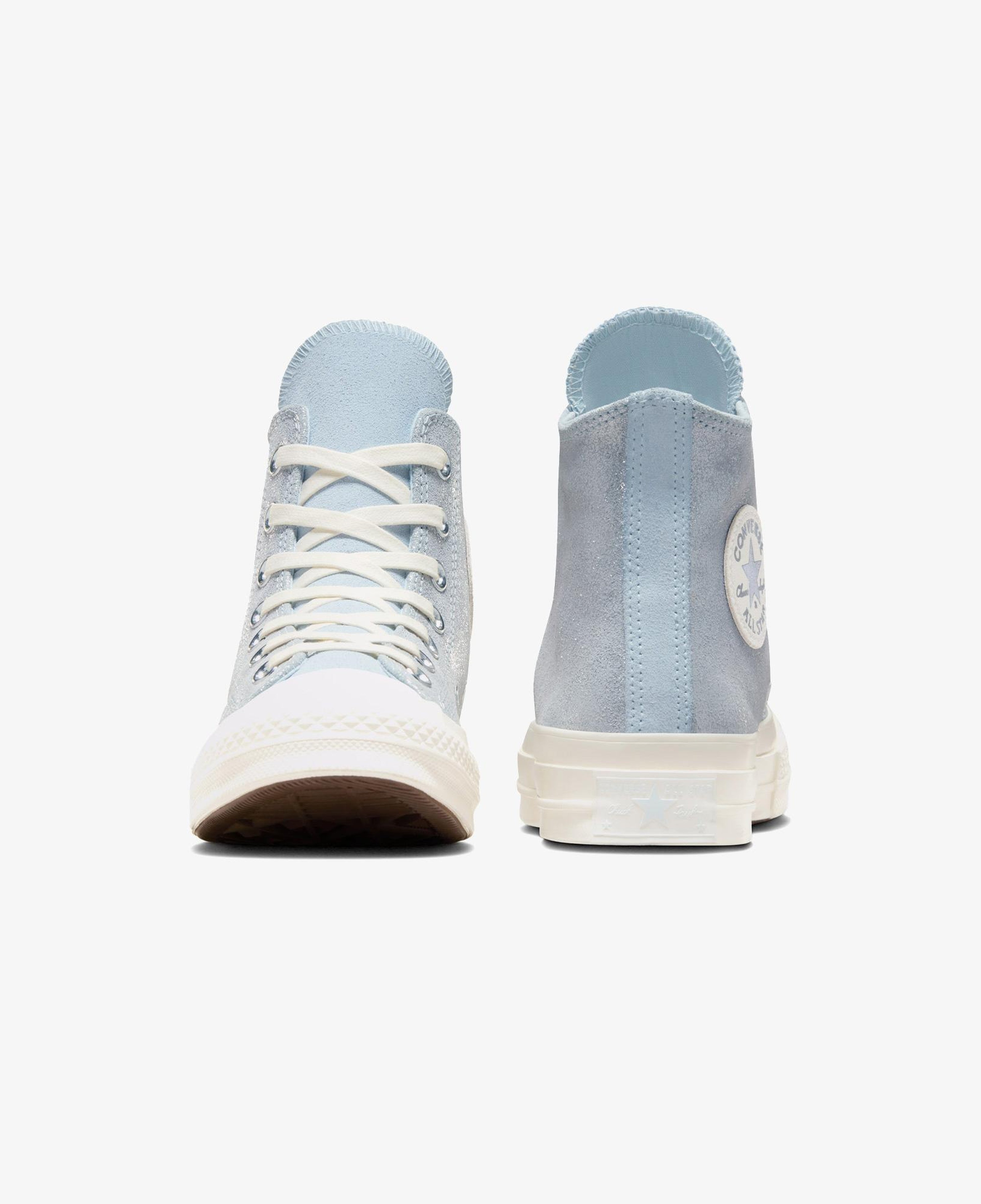 Converse Chuck 70 Suede Shimmer Unisex Mavi Süet Deri Sneaker