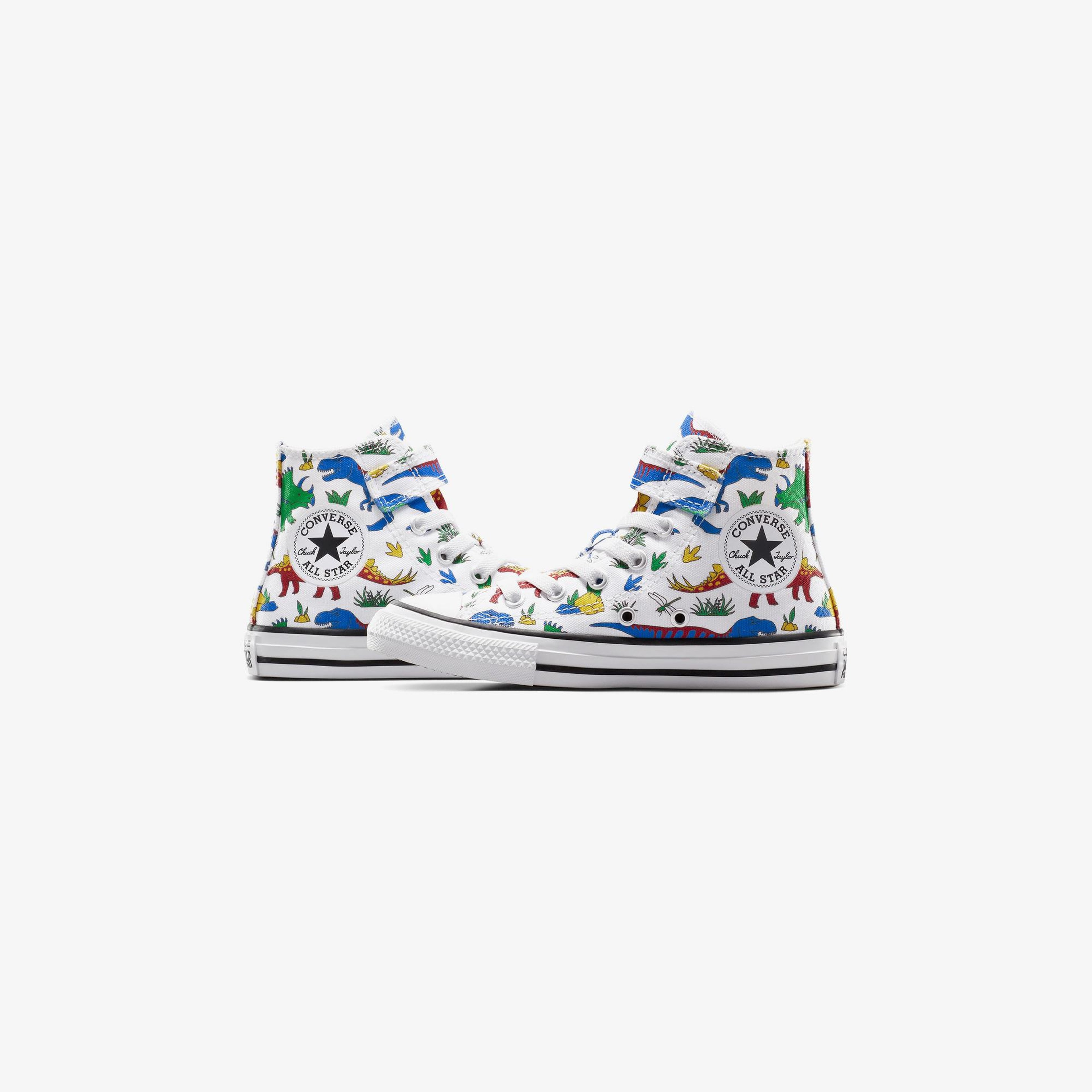 Converse Chuck Taylor All Star Dino Party Easy On Çocuk Beyaz Sneaker