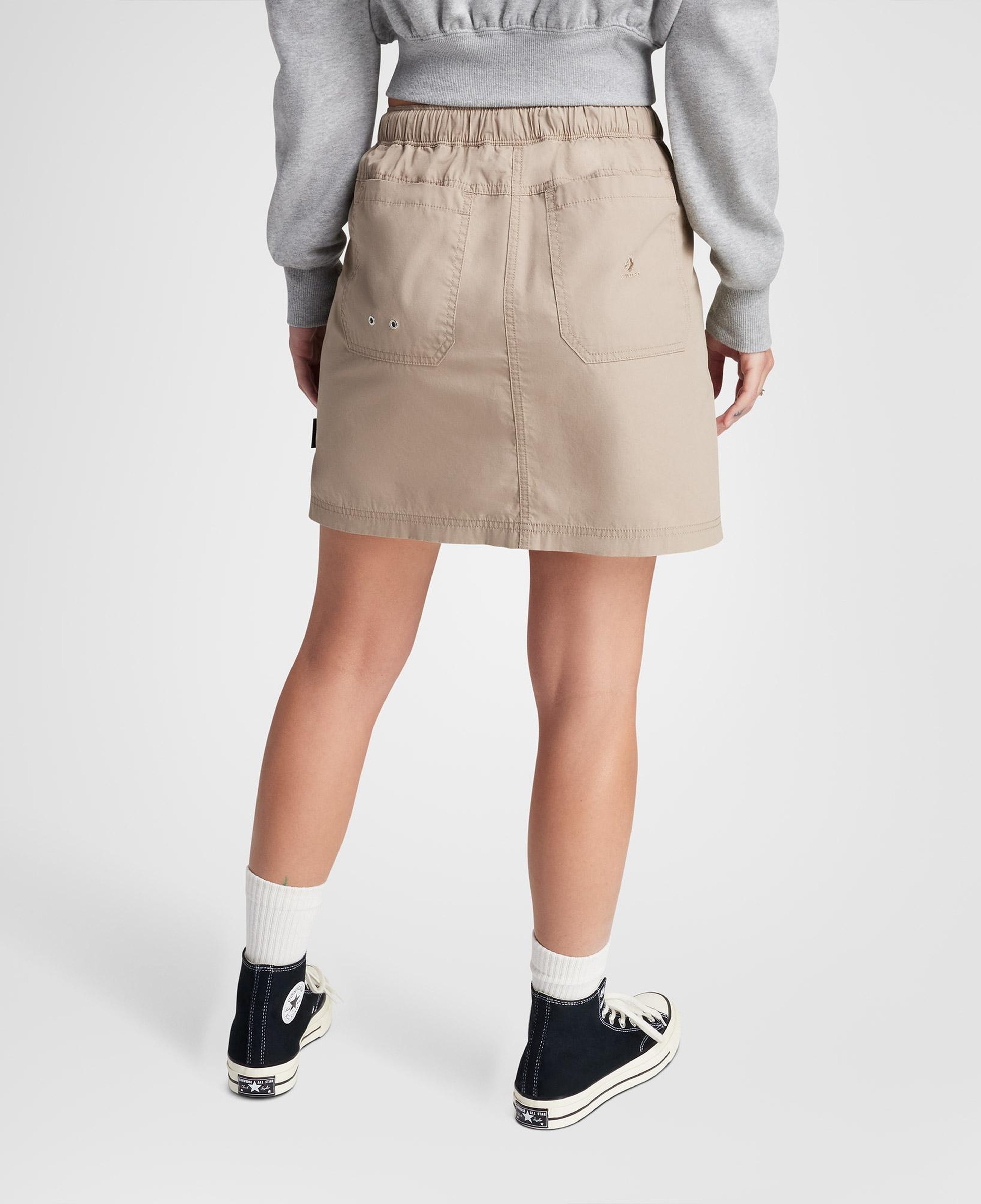 Converse Harbor Mini Skirt Kadın Kahverengi Etek
