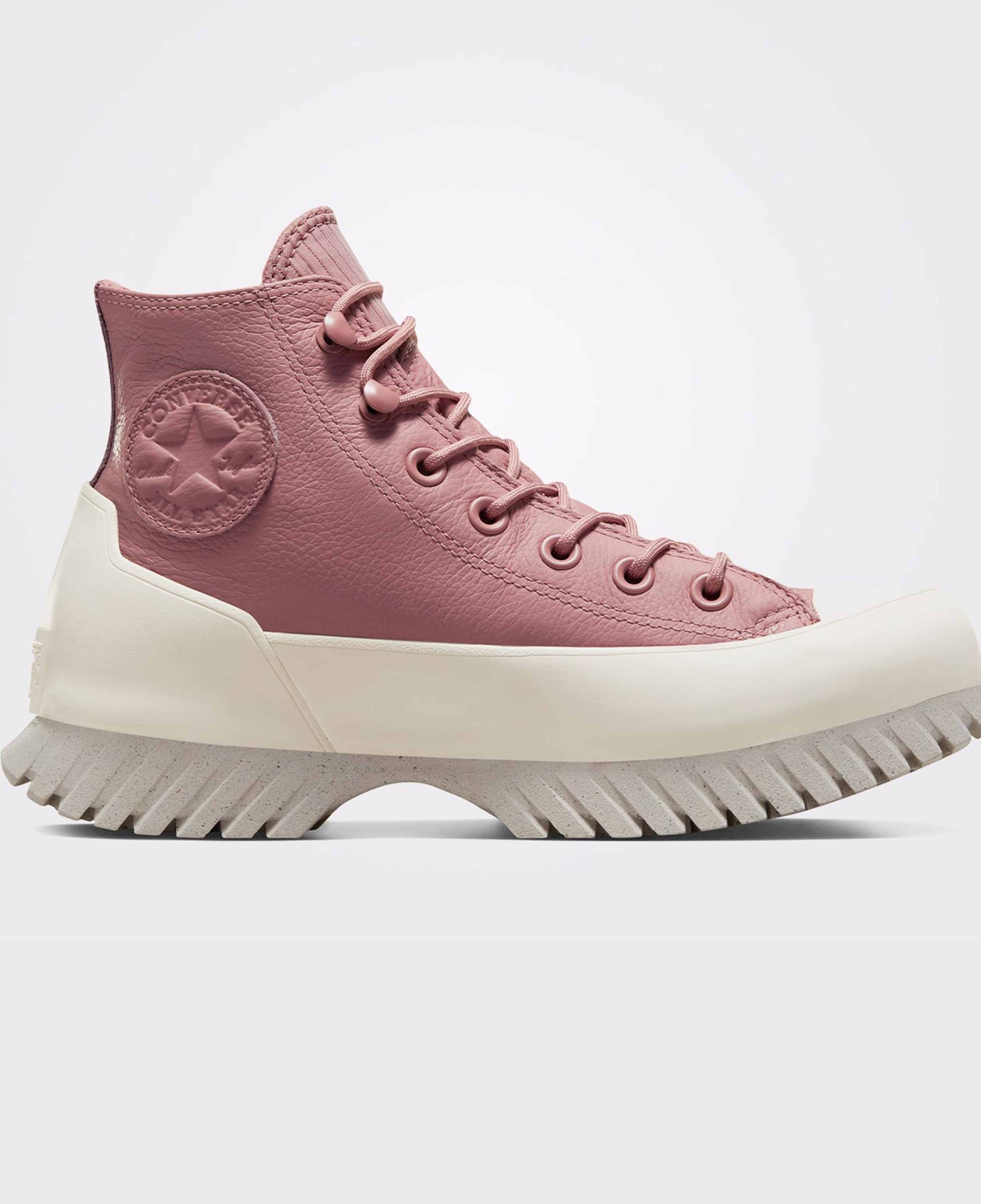 Converse Chuck Taylor All Star Mixed Material Unisex Pembe Deri Sneaker