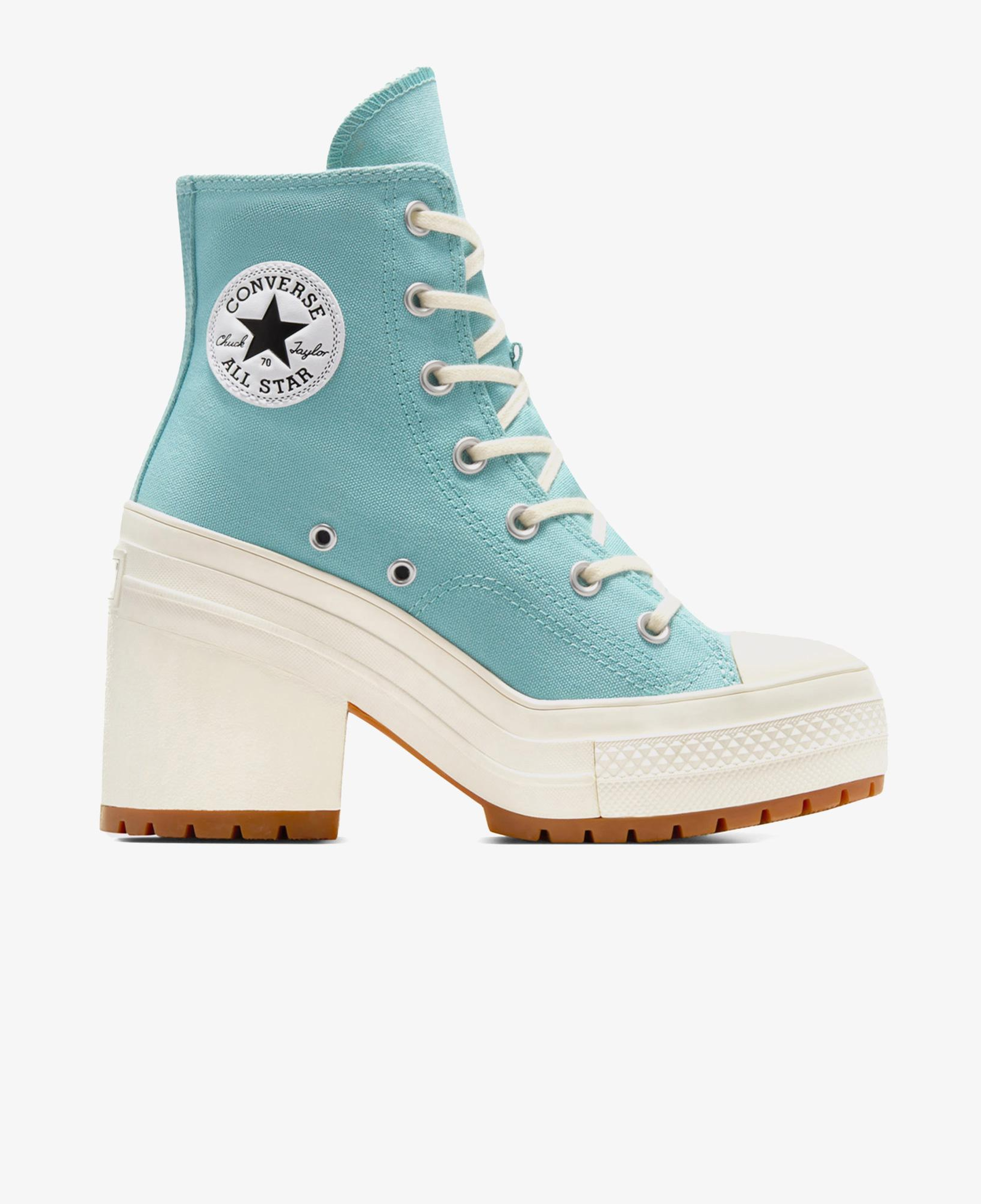 Converse Chuck 70 De Luxe Heel Kadın Mavi Platform Sneaker