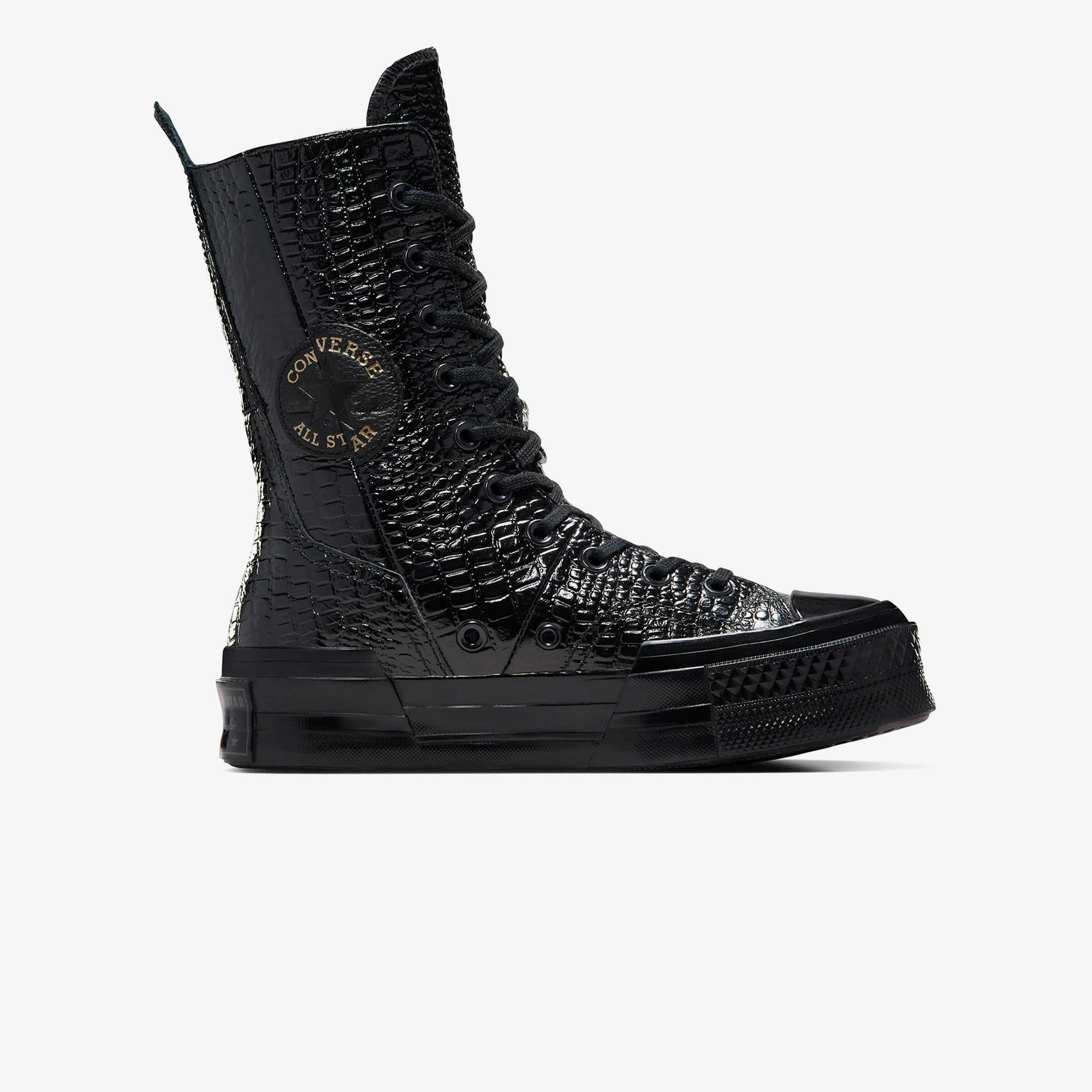 Converse Chuck 70 Plus XHI Unisex Siyah Deri Sneaker
