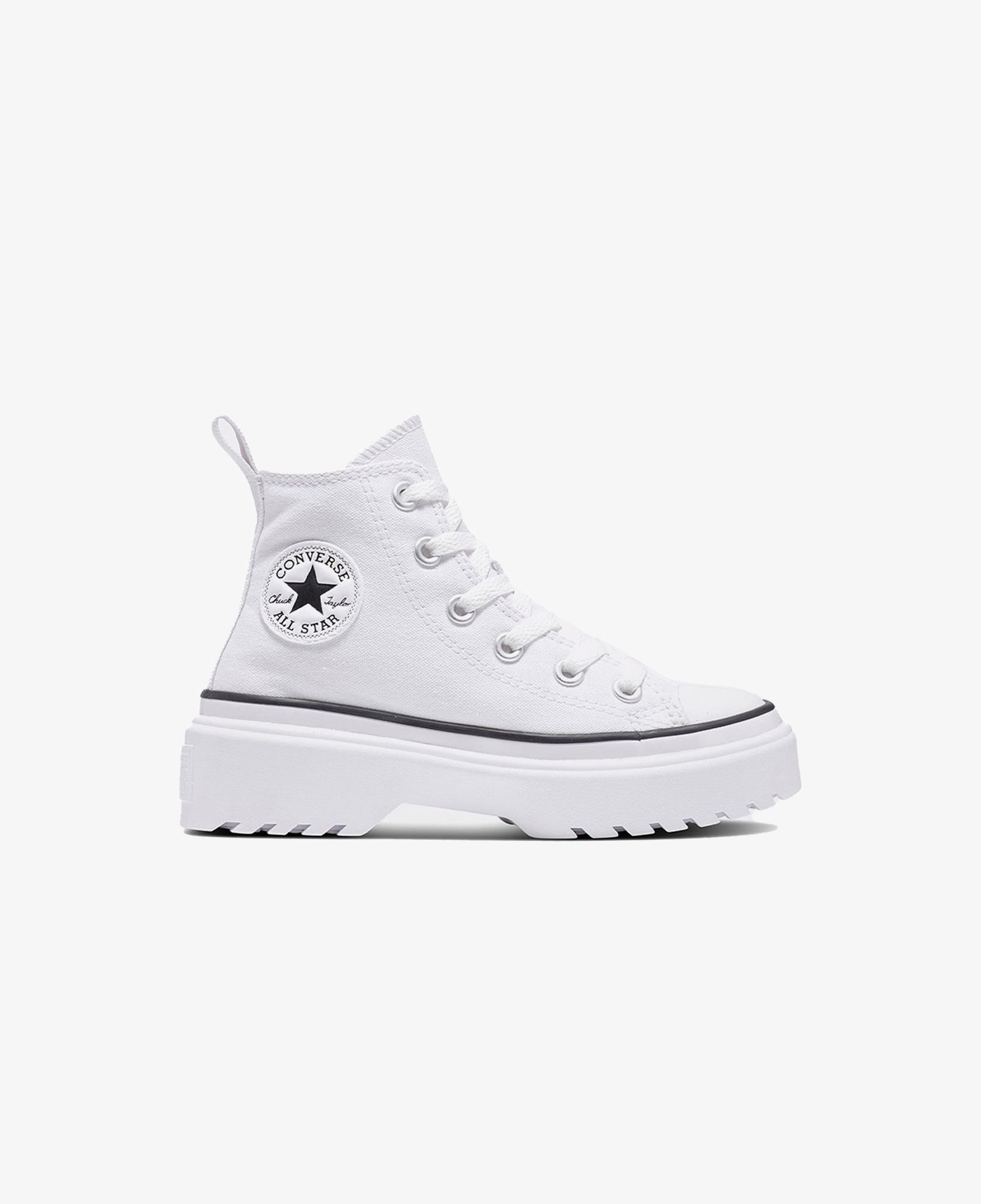 Converse Chuck Taylor All Star Lugged Lift Platform Canvas Çocuk Beyaz Sneaker