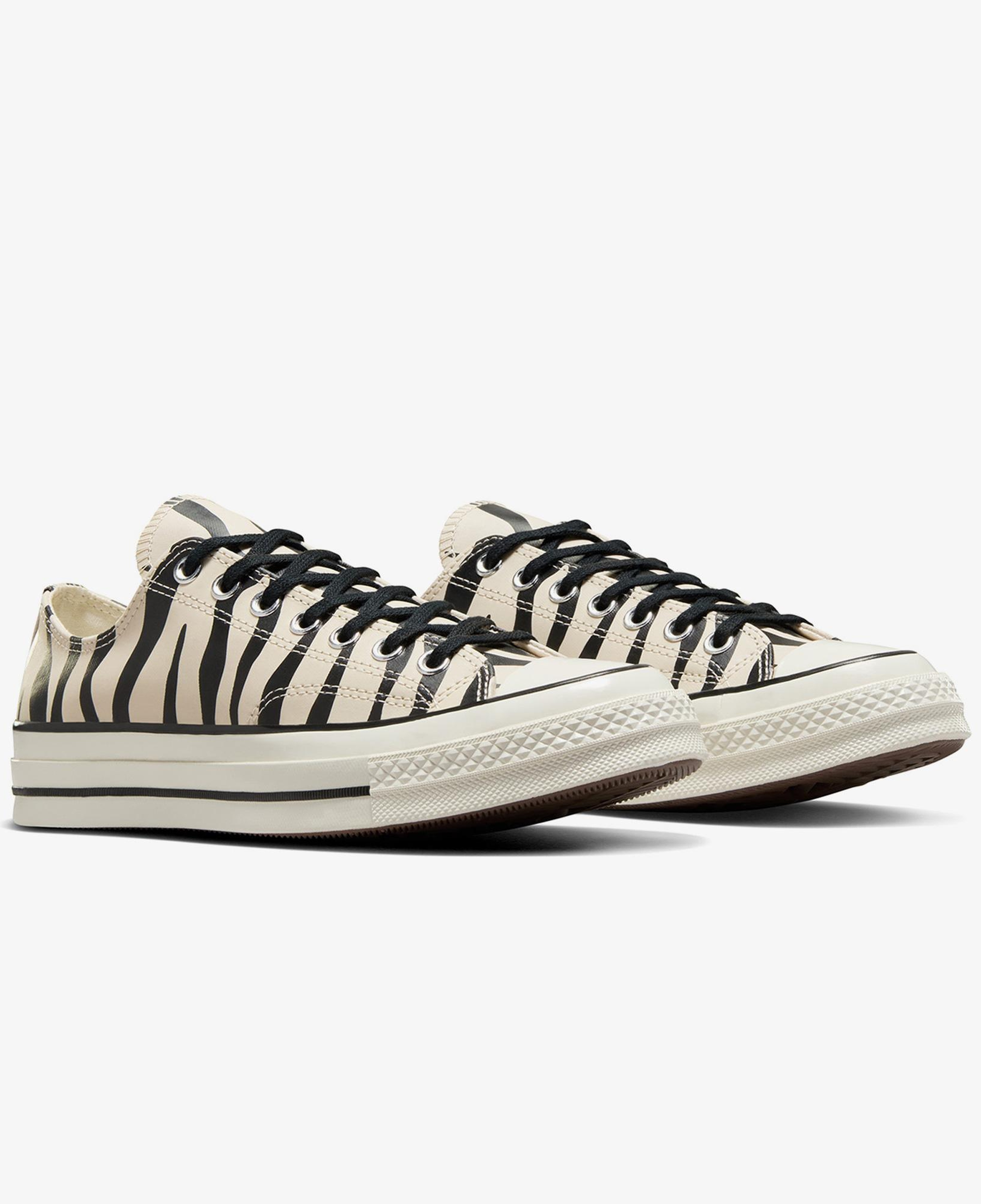 Converse Chuck 70 Zebra Print Unisex Bej Sneaker