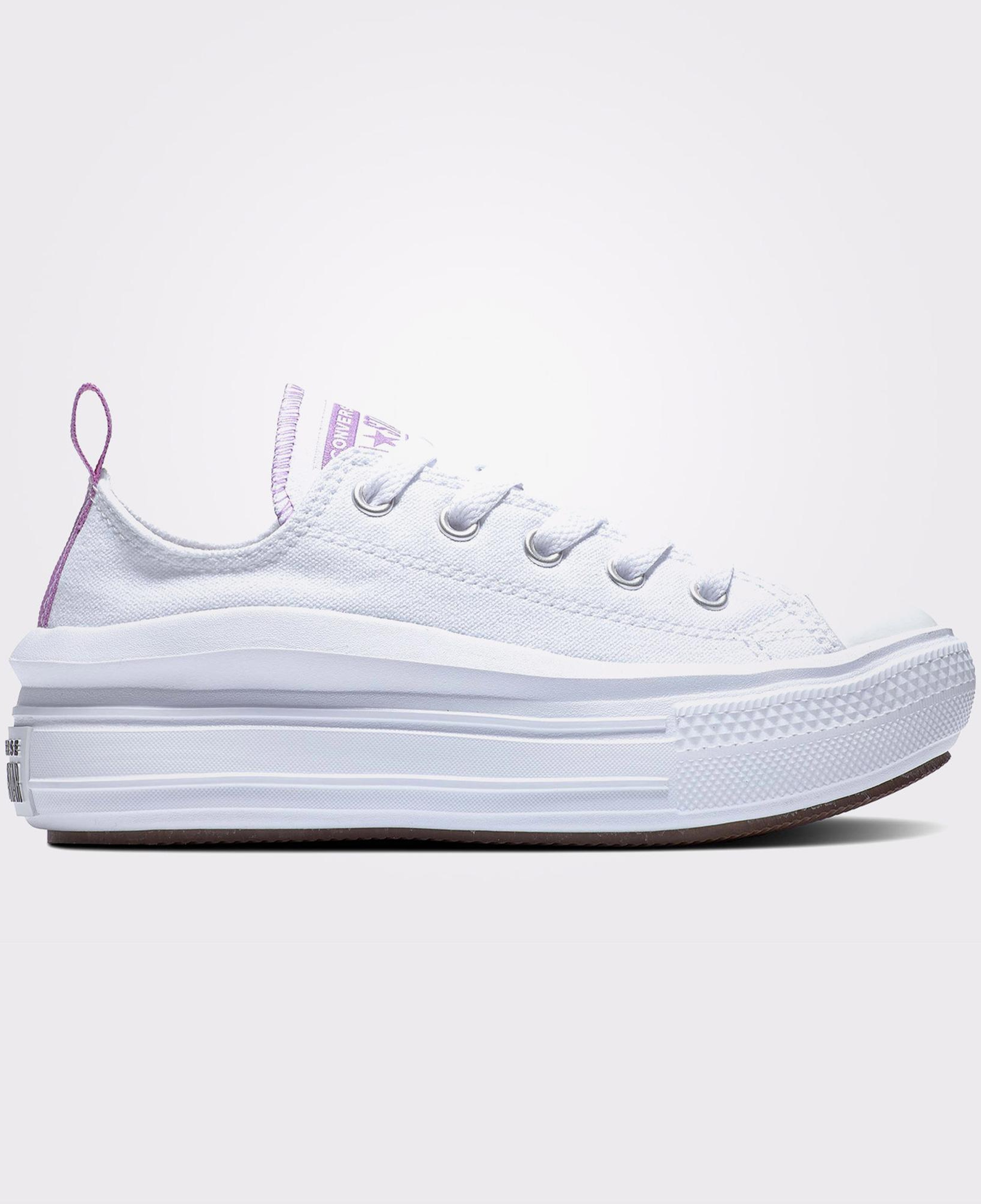 Converse Chuck Taylor All Star Move Canvas Platform Çocuk Beyaz Sneaker