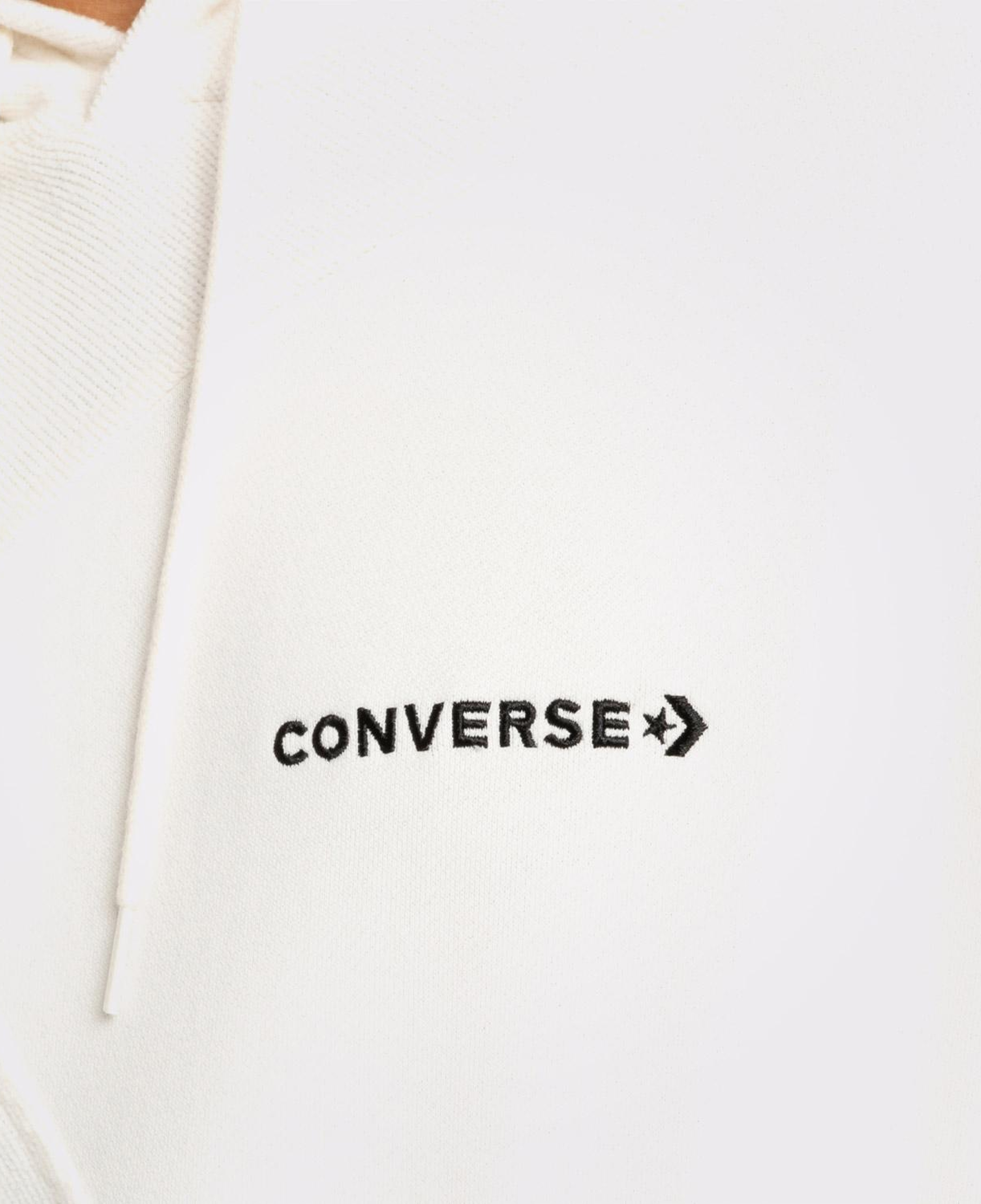 Converse Dynamic Blocking Pullover Erkek Beyaz Hoodie