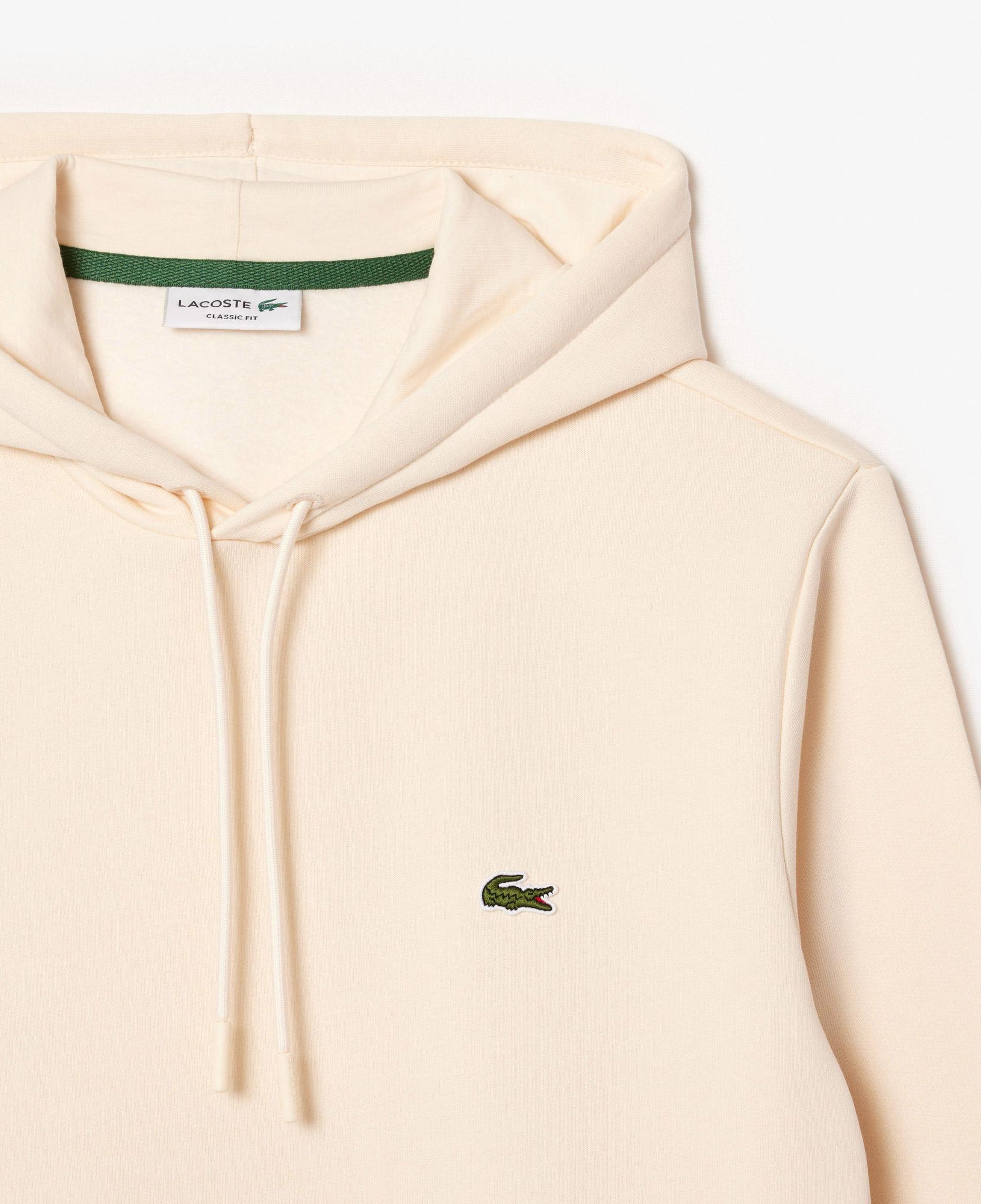 Erkek Classic Fit Kapüşonlu Bej Sweatshirt
