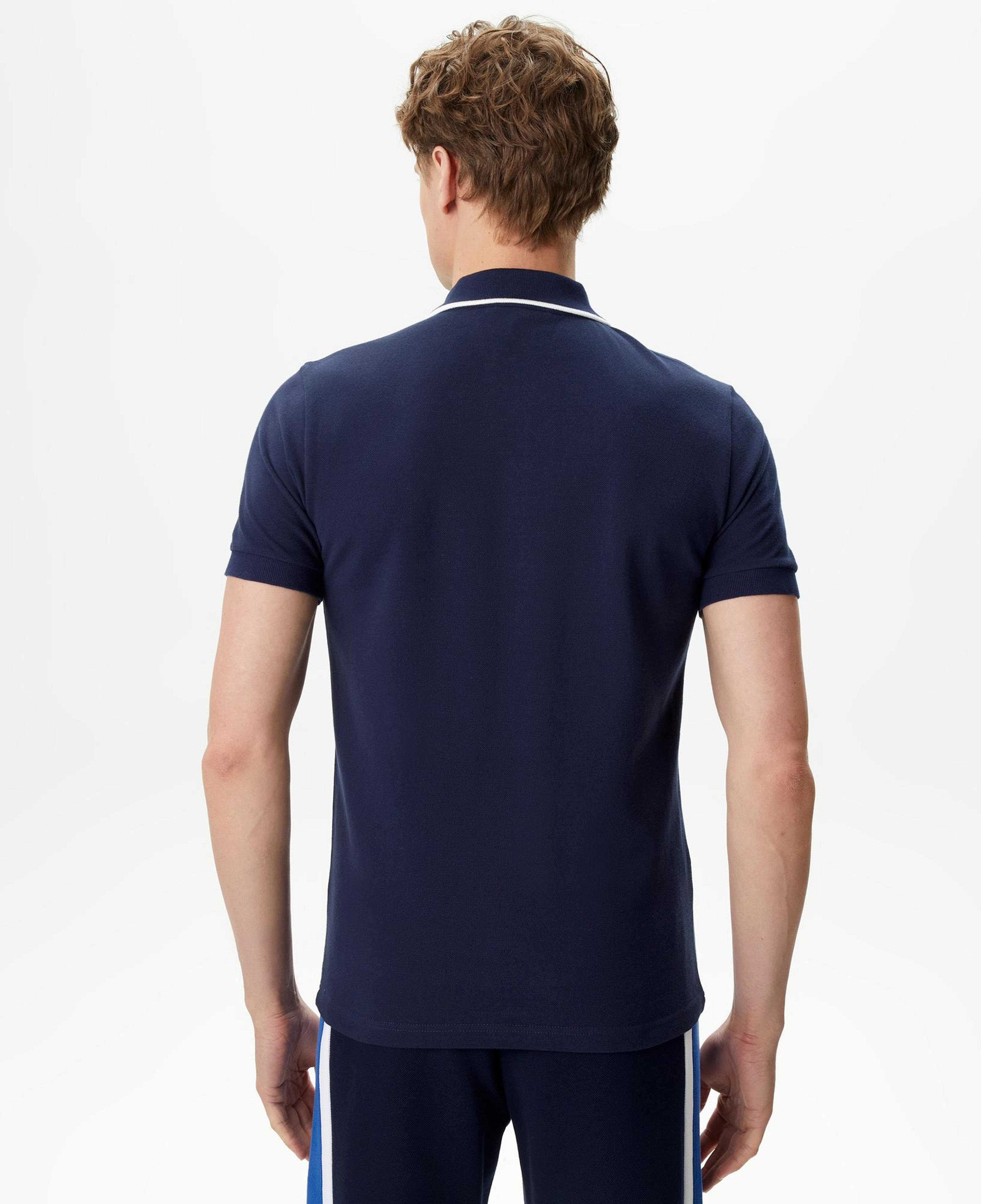 Erkek Slim Fit Lacivert Polo
