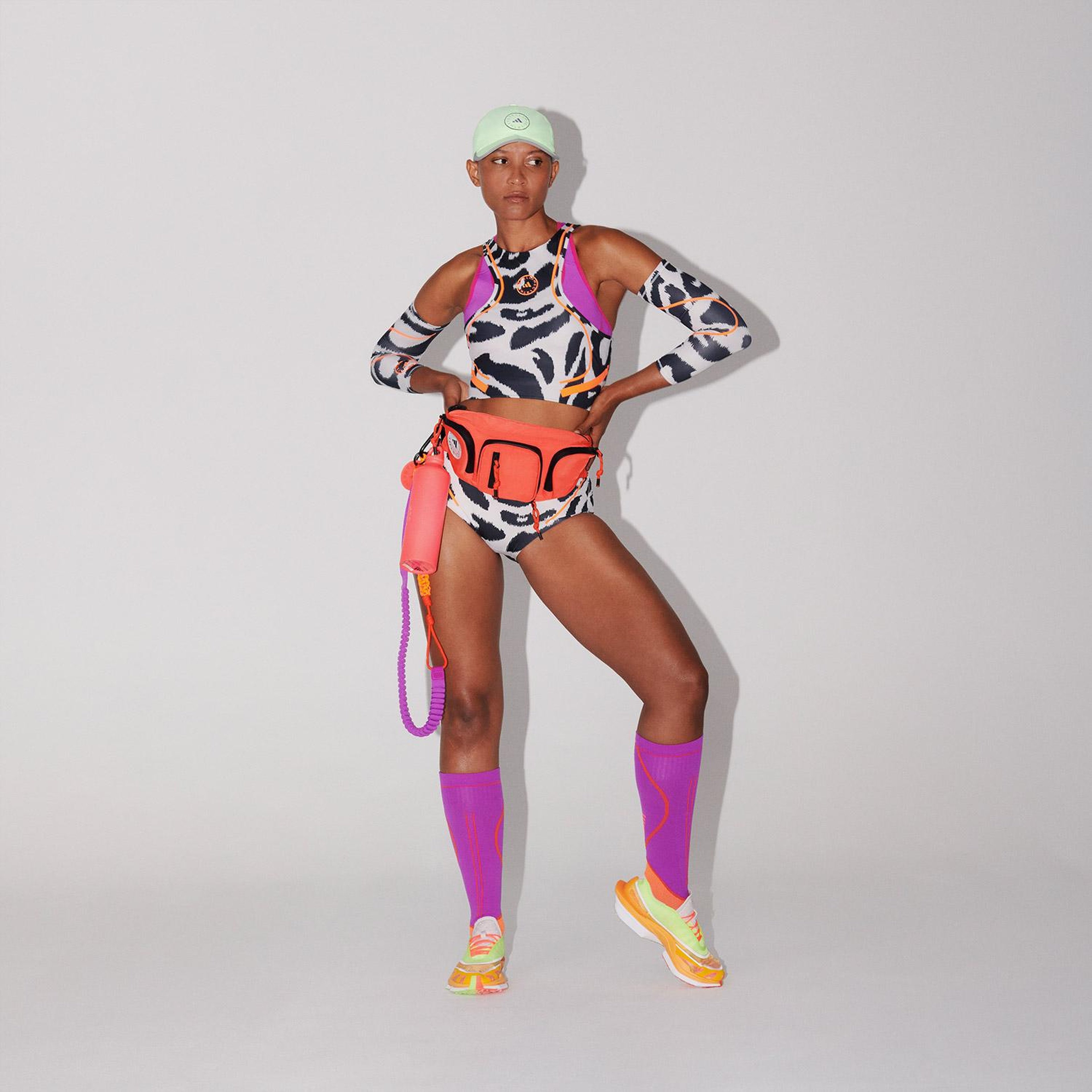 adidas x by Stella McCartney Asmc Tpa Brief Kadın Beyaz Şort