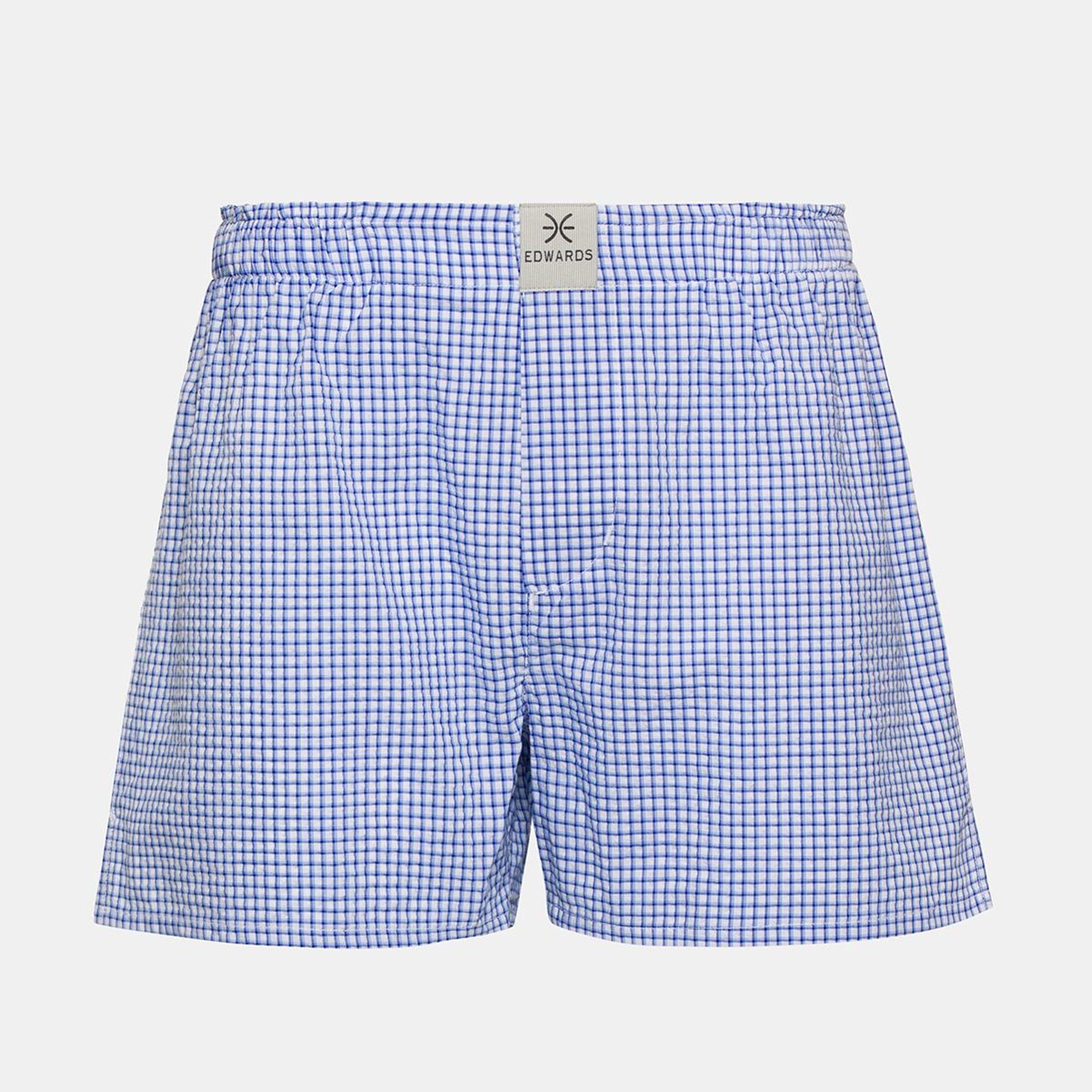 Erkek Mavi Pötikare Dokuma Boxer