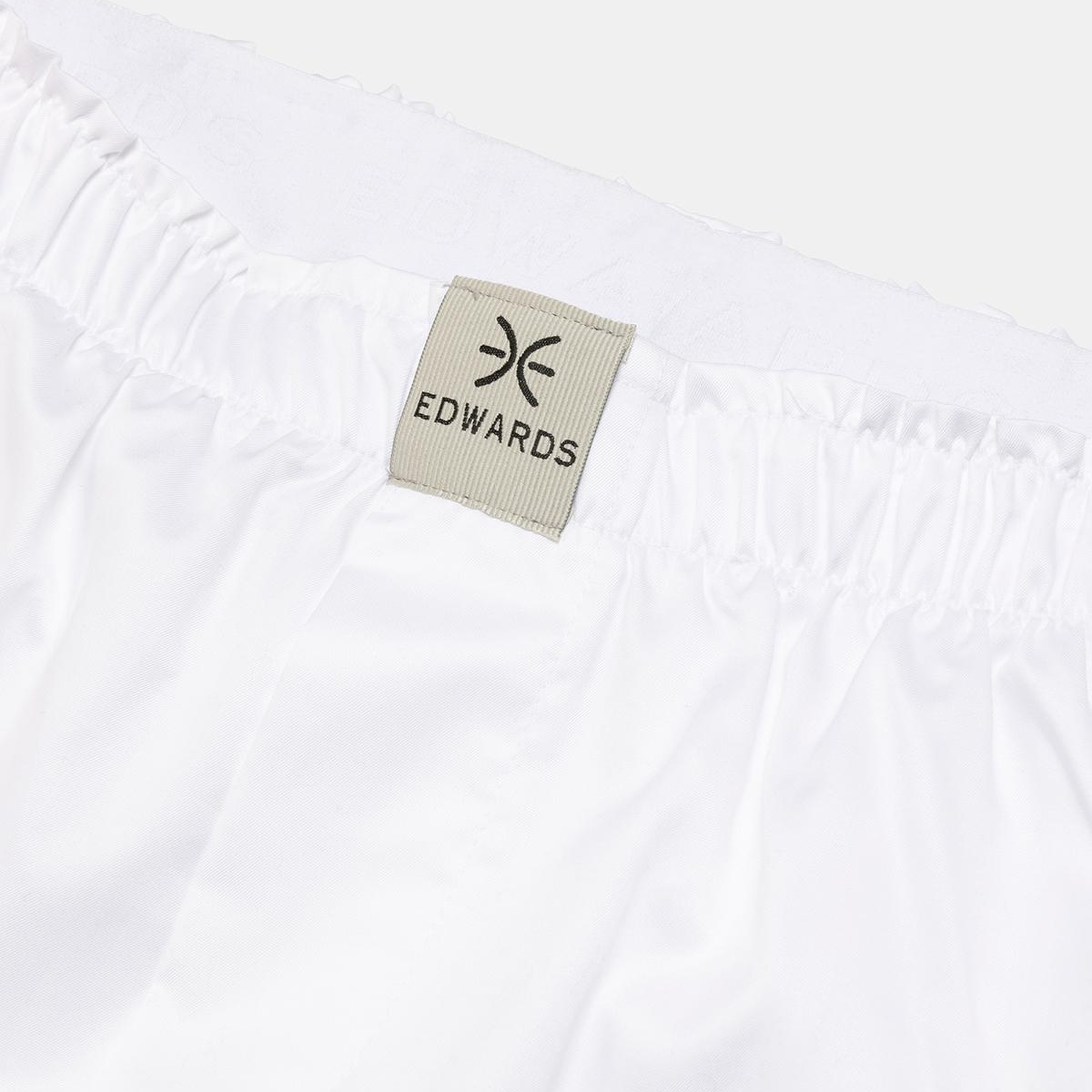 Erkek Beyaz Dokuma Boxer