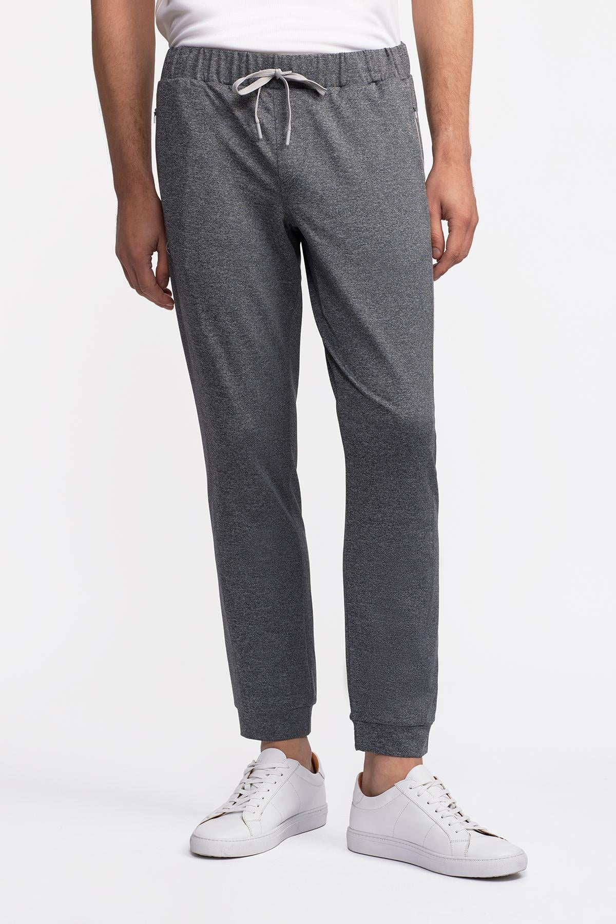 Erkek Antrasit Activewear Eşofman Altı