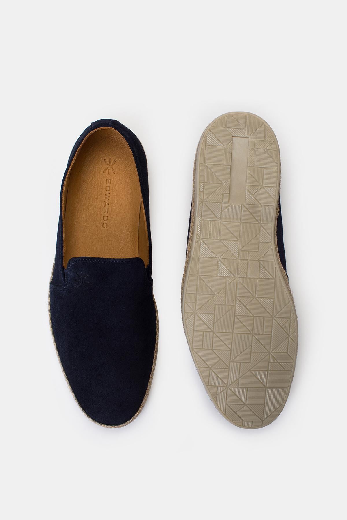 Erkek Lacivert Süet Espadril