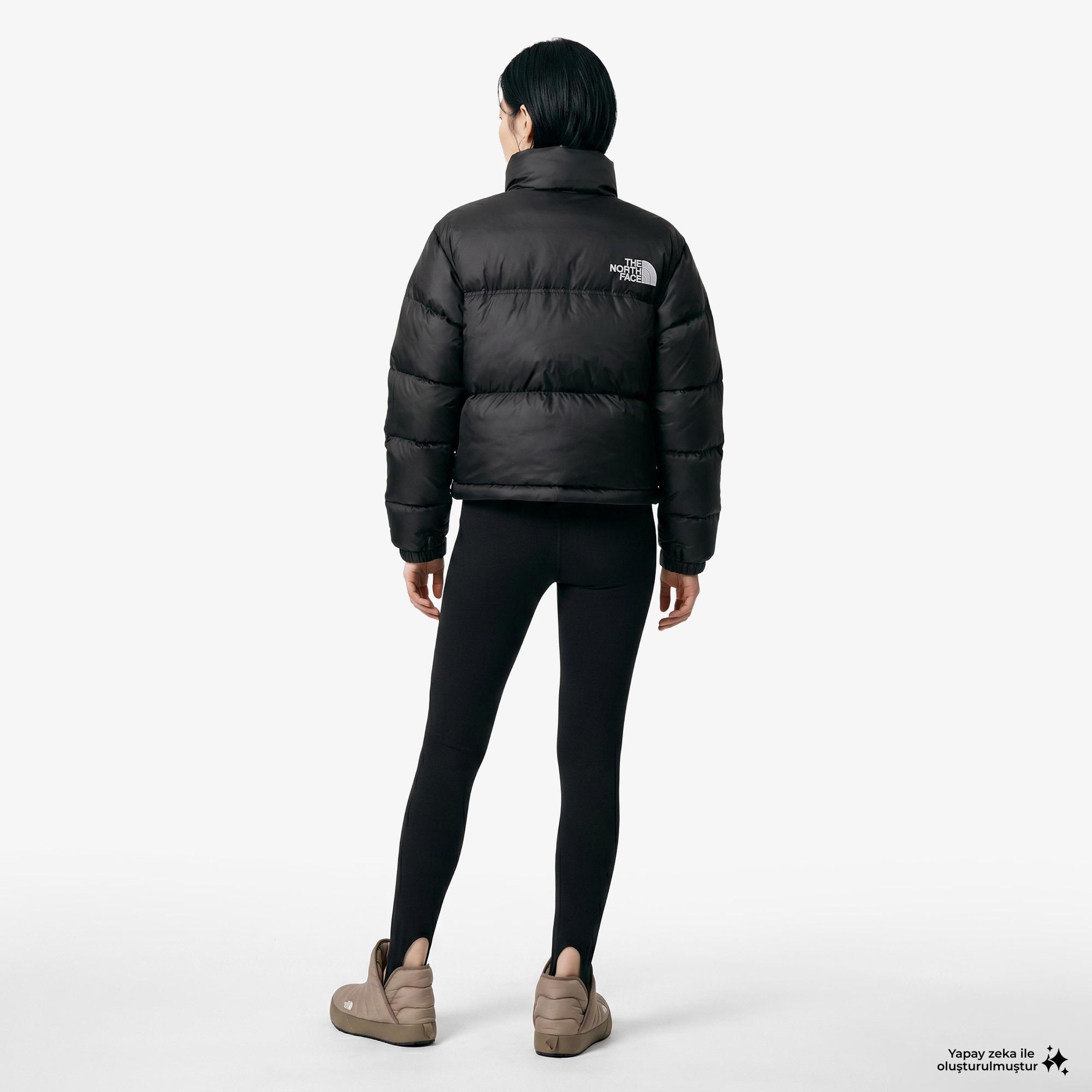 The North Face Kadın Nuptse Siyah Mont