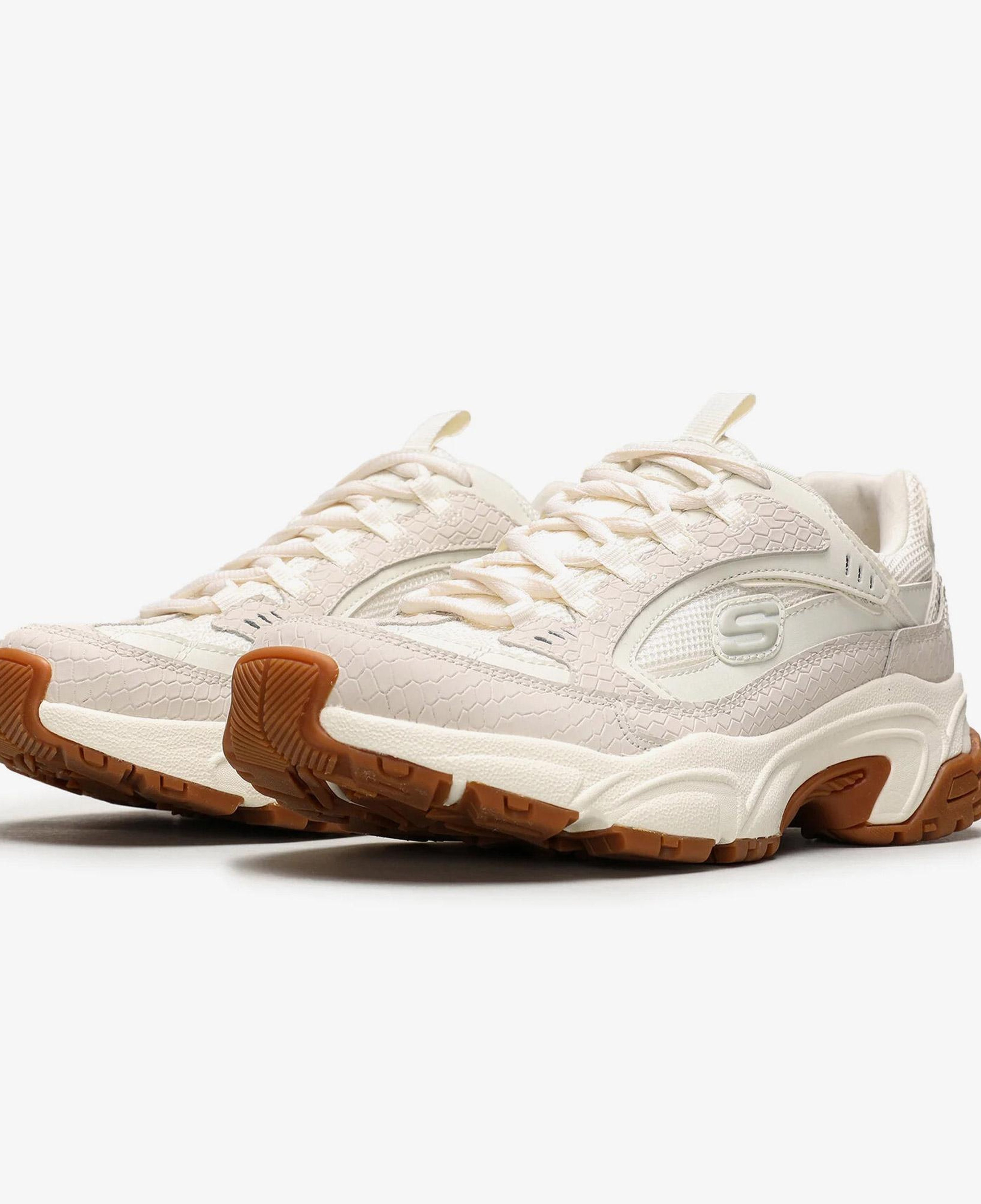 Skechers Stamina-Classy Trail Kadın Krem Spor Ayakkabı