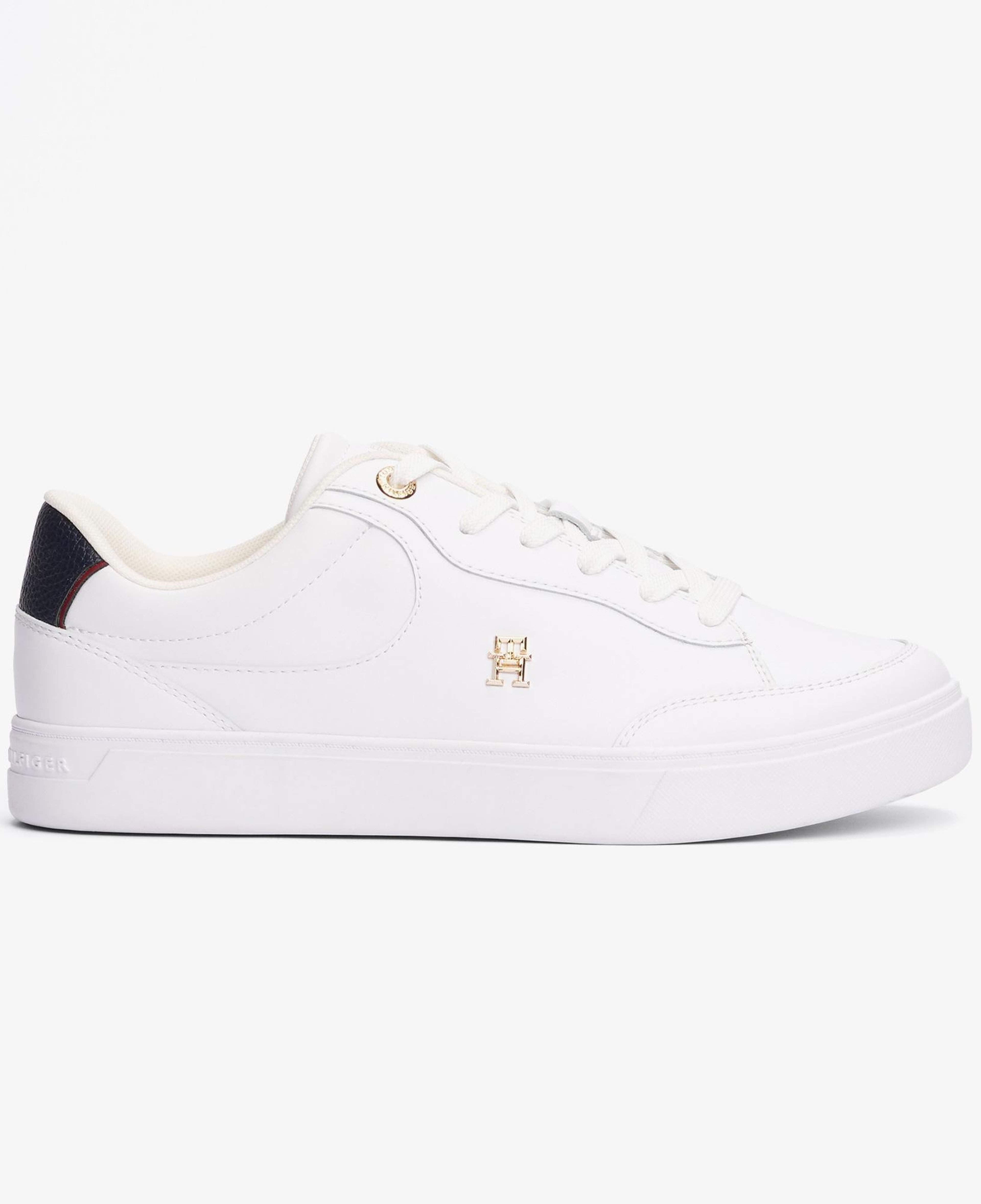 Tommy Hilfiger Essential Chic Court Rwb Kadın Beyaz Spor Ayakkabı