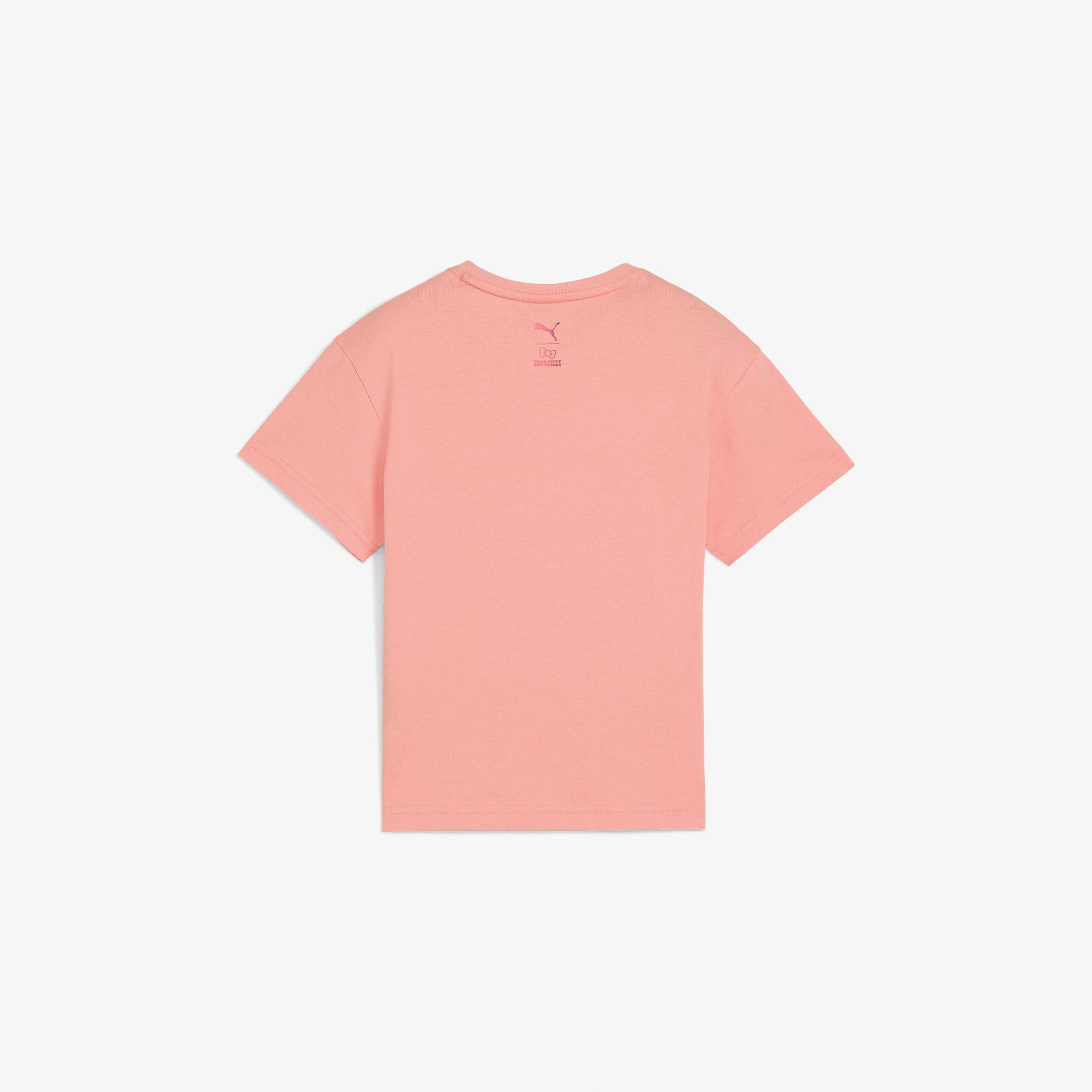 Puma X Hk&Fr Graphic Çocuk Pembe T-Shirt