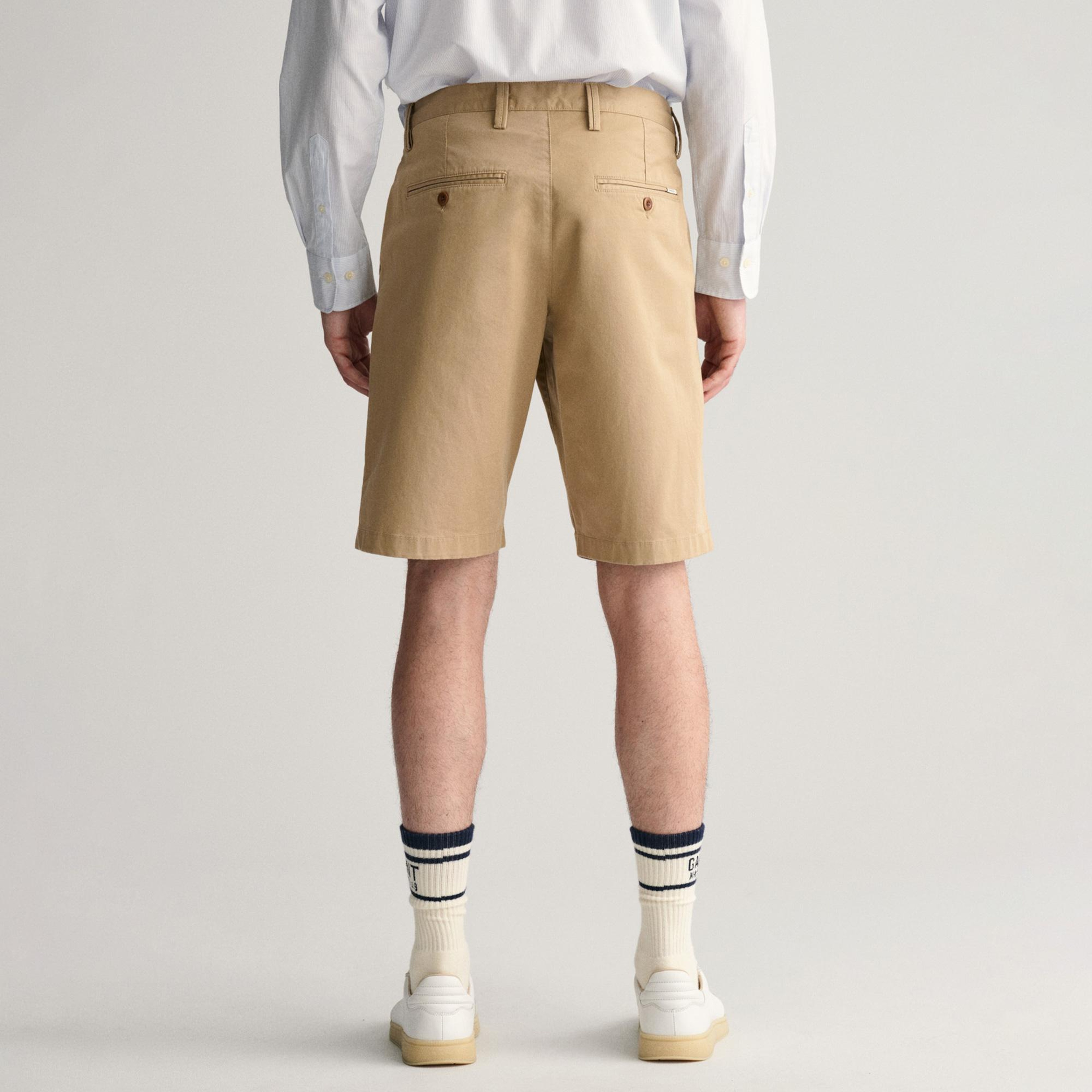 Gant Erkek Bej Relaxed Fit Chino Şort