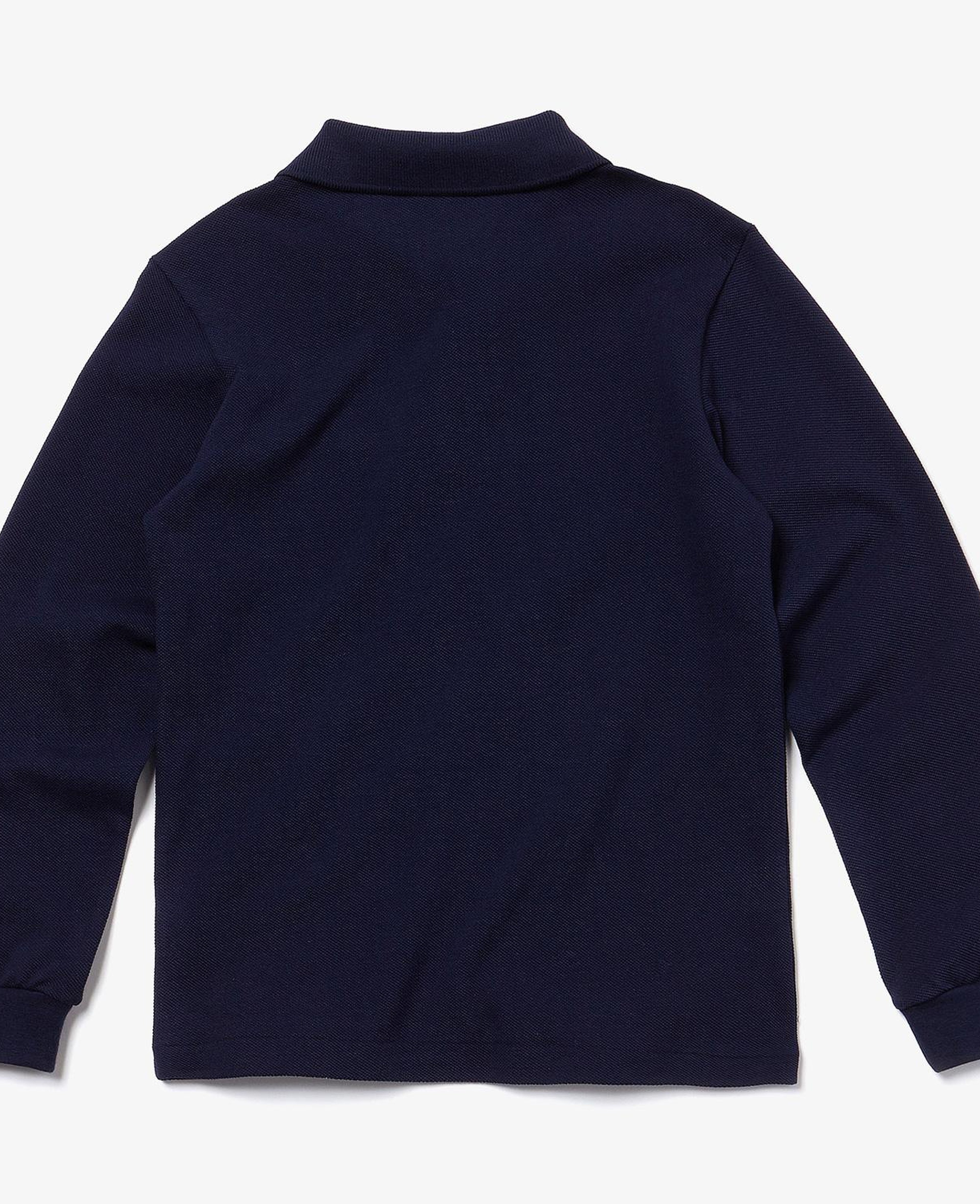 Erkek Çocuk Regular Fit Uzun Kollu Lacivert Polo