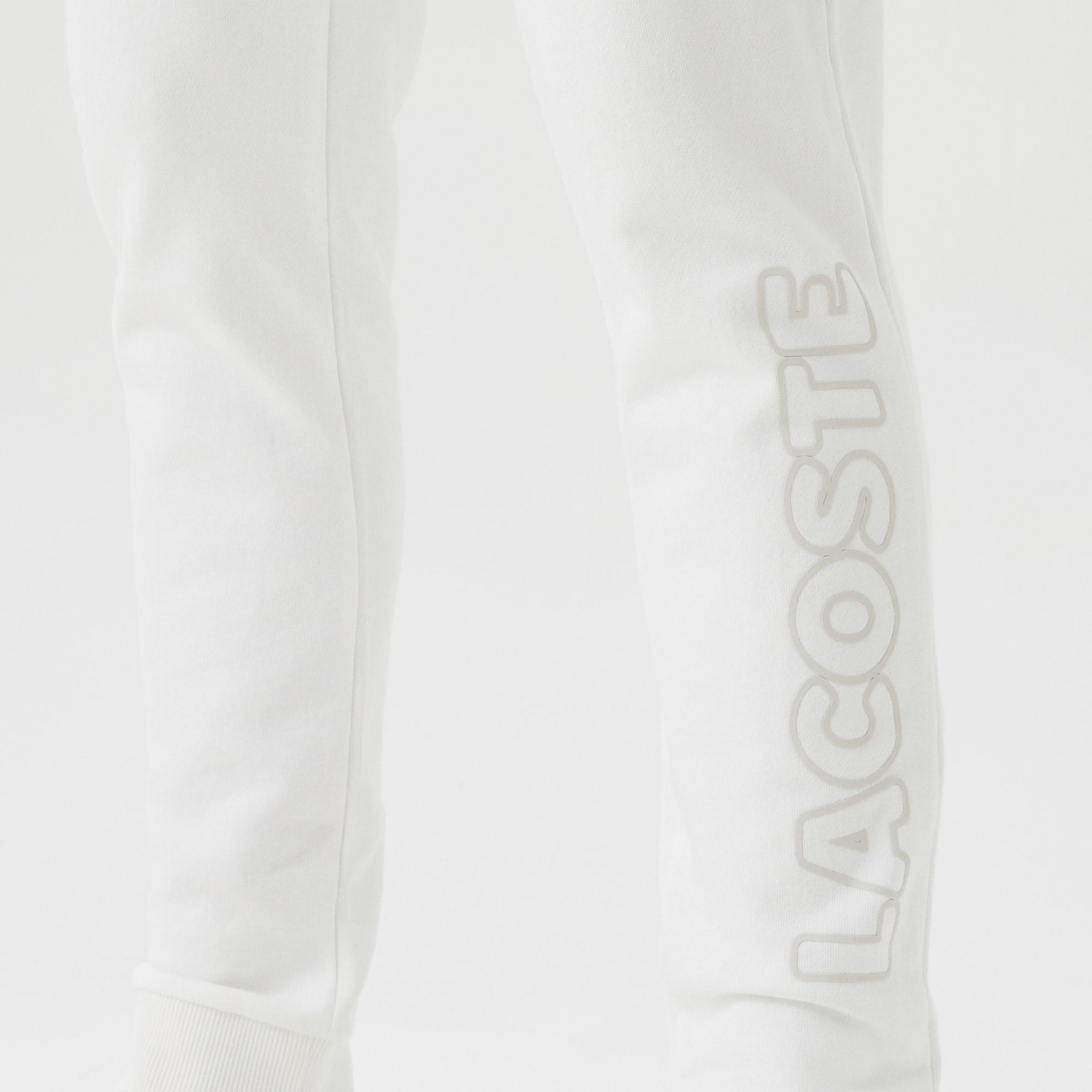 Lacoste Slim Fit Erkek Beyaz Eşofman Altı