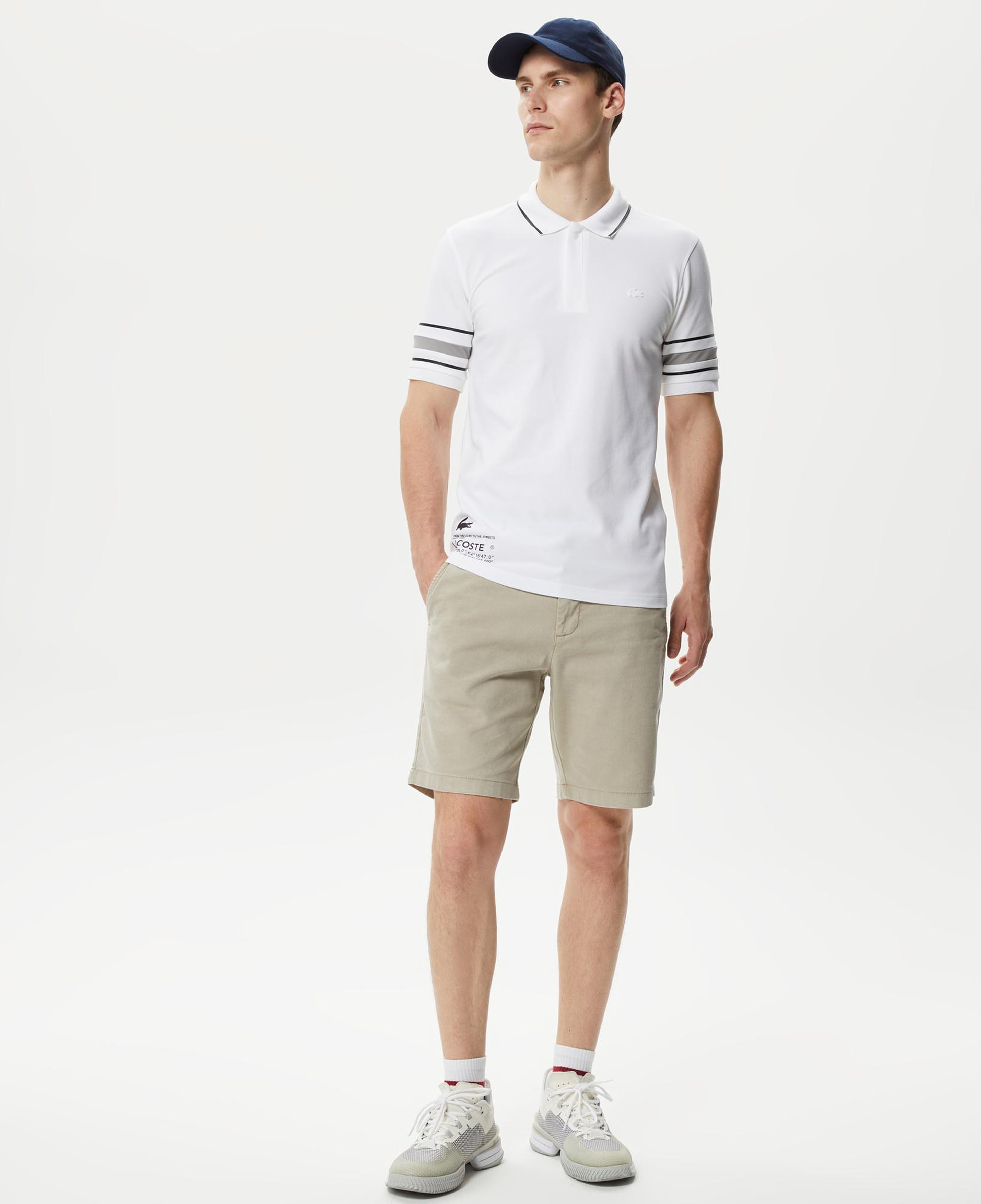 Erkek Slim Fit Kahverengi Bermuda