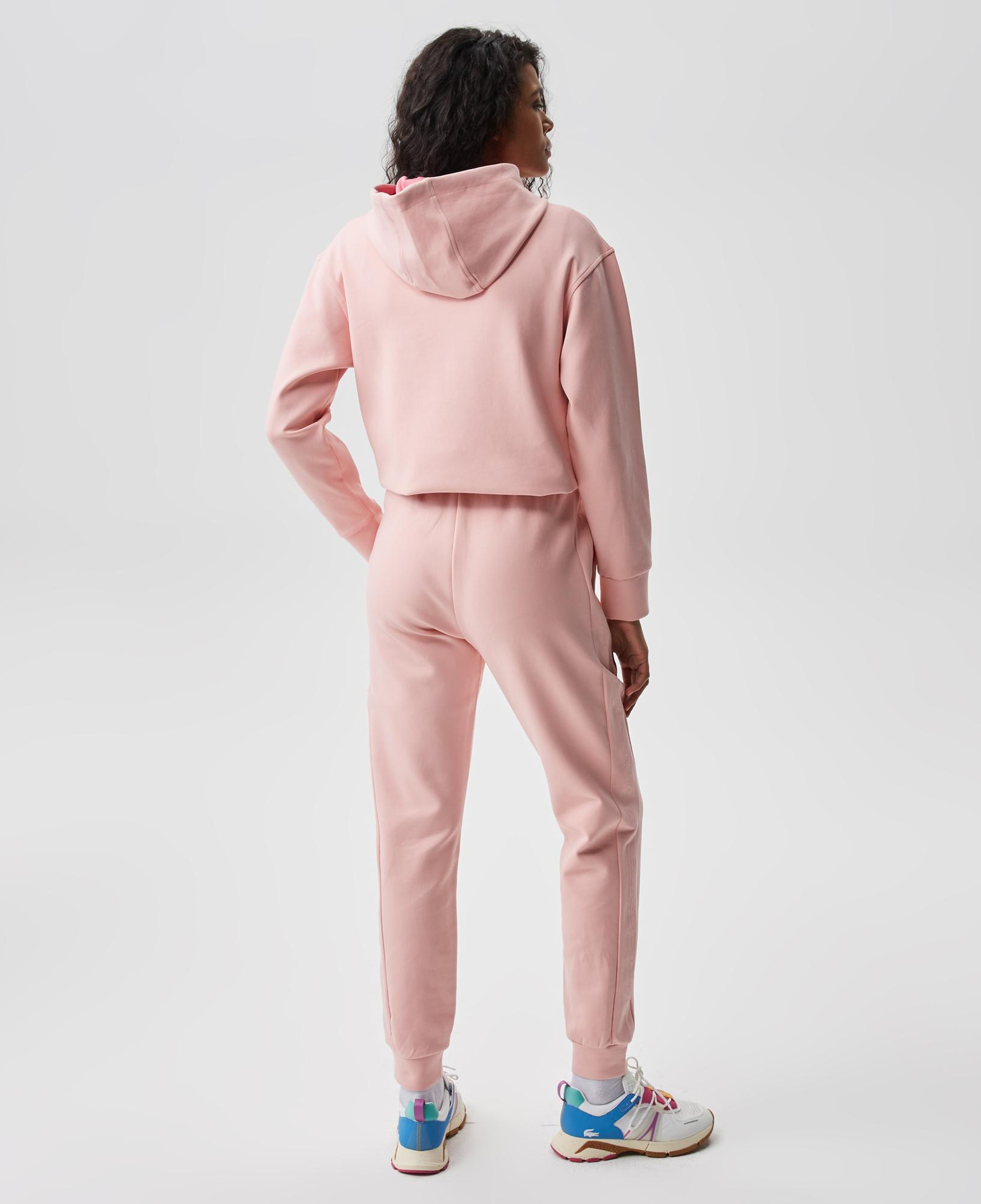 Kadın Slim Fit Baskılı Pembe Eşofman Altı