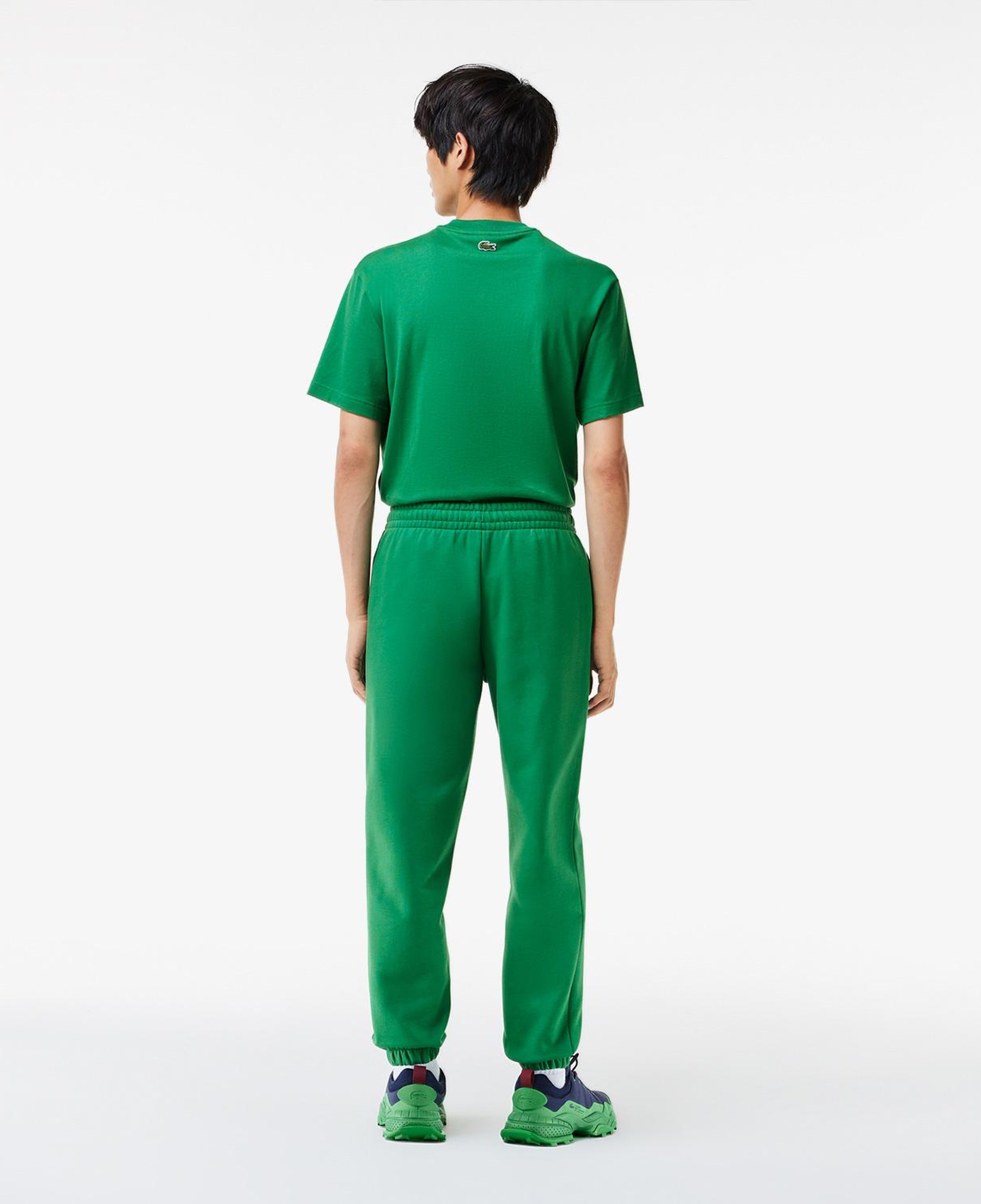Erkek Regular Fit Baskılı Yeşil Eşofman Altı