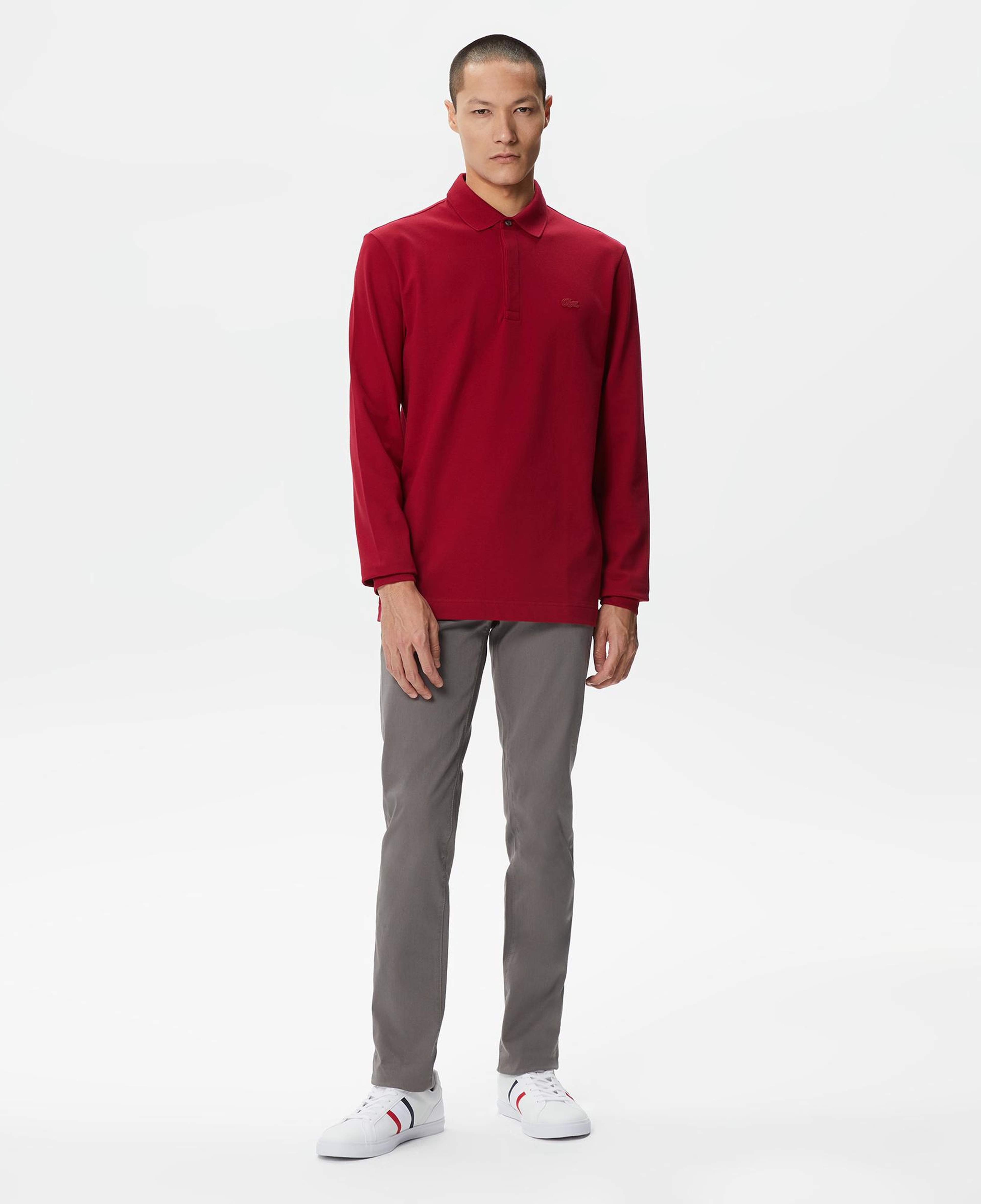 Lacoste Slim Fit Stretch Erkek Kahverengi Pantolon