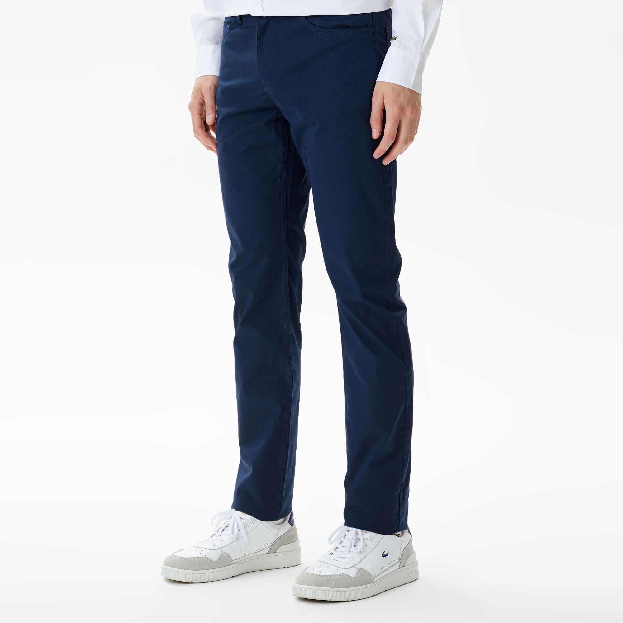 Erkek Slim Fit Lacivert Pantolon
