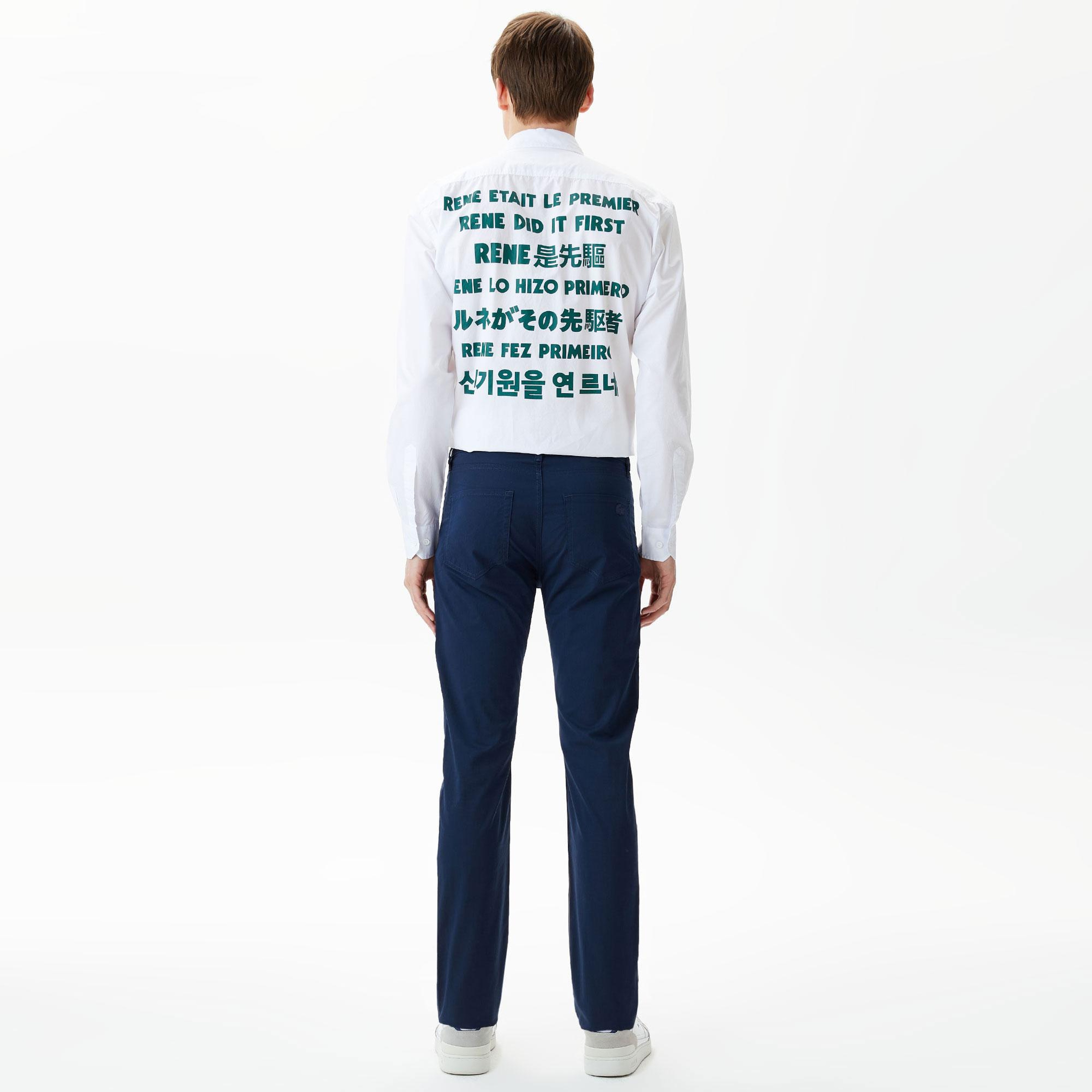 Erkek Slim Fit Lacivert Pantolon