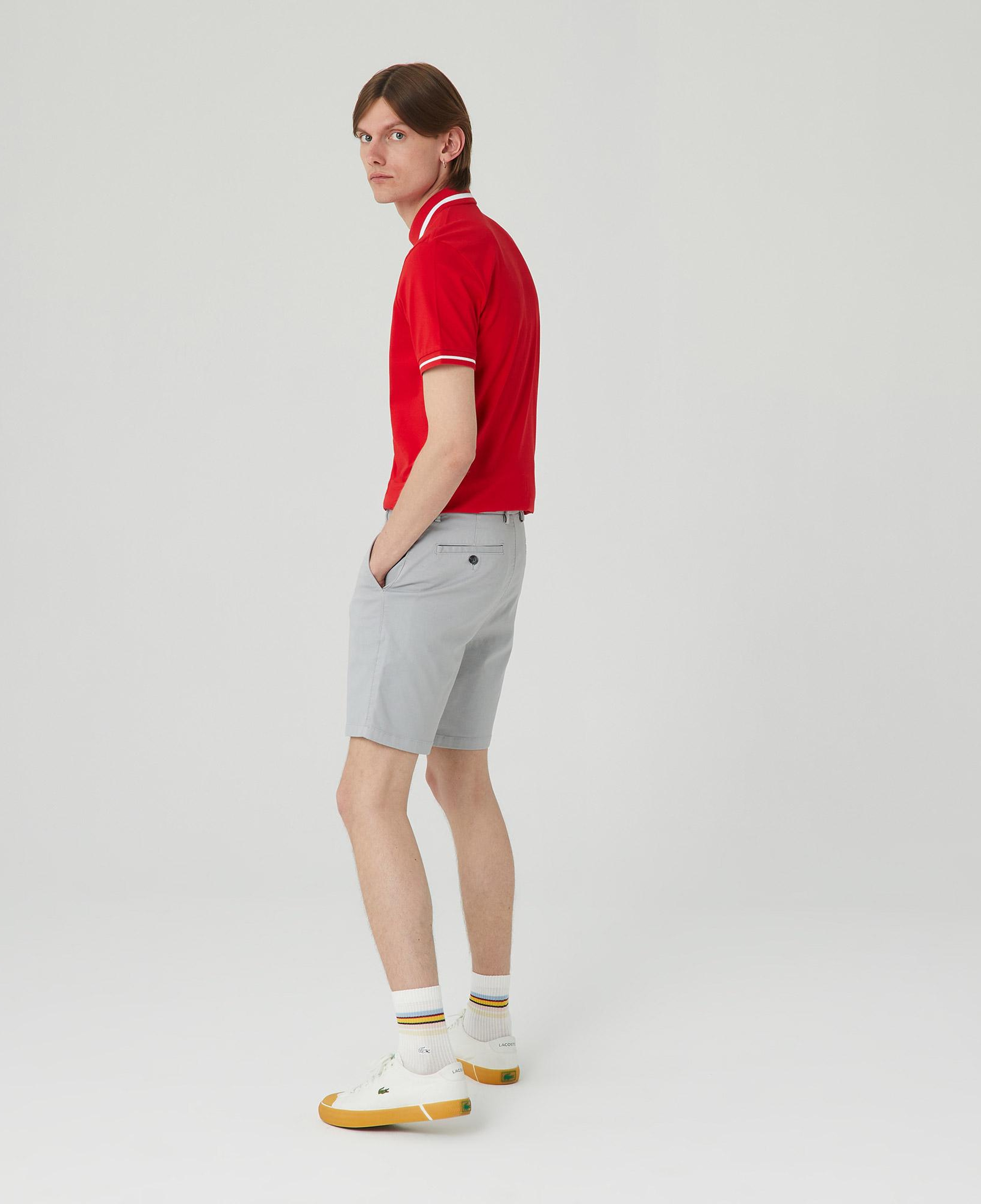 Erkek Regular Fit Gri Bermuda Şort