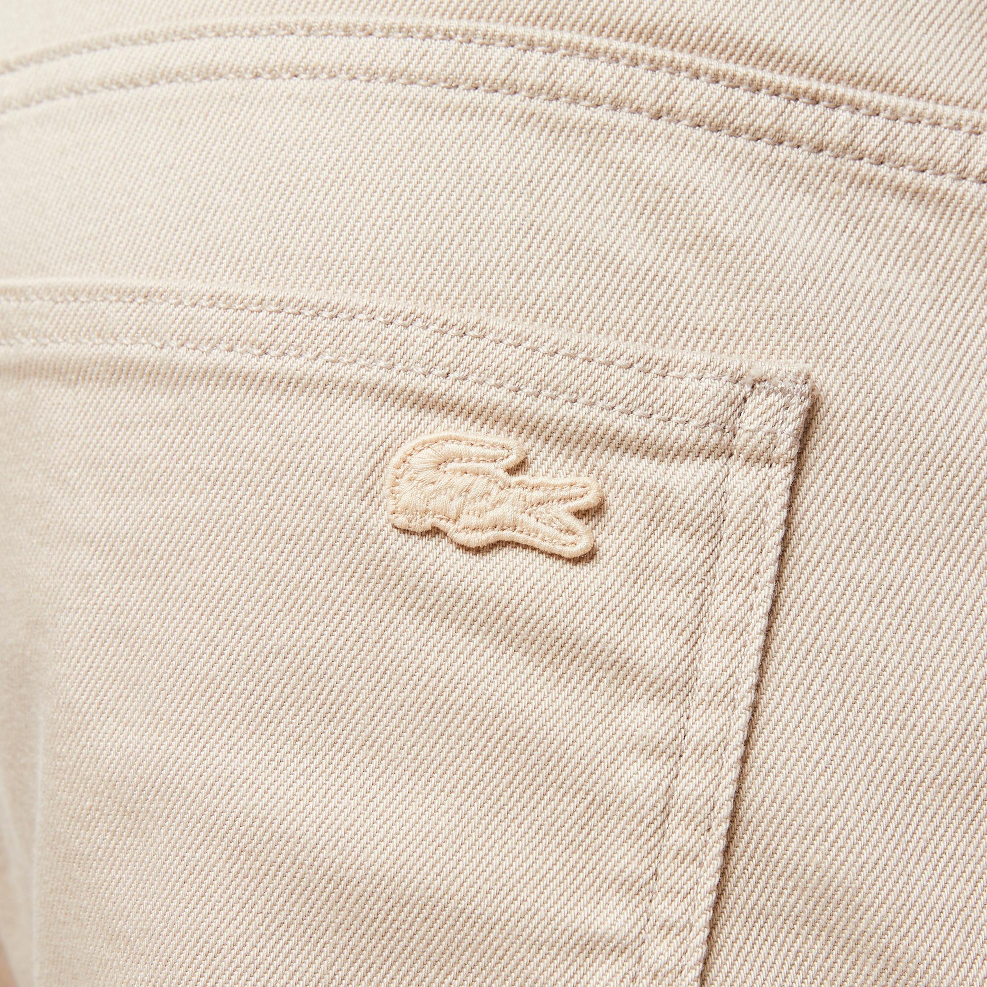 Erkek Relaxed Fit Krem Kargo Pantolon