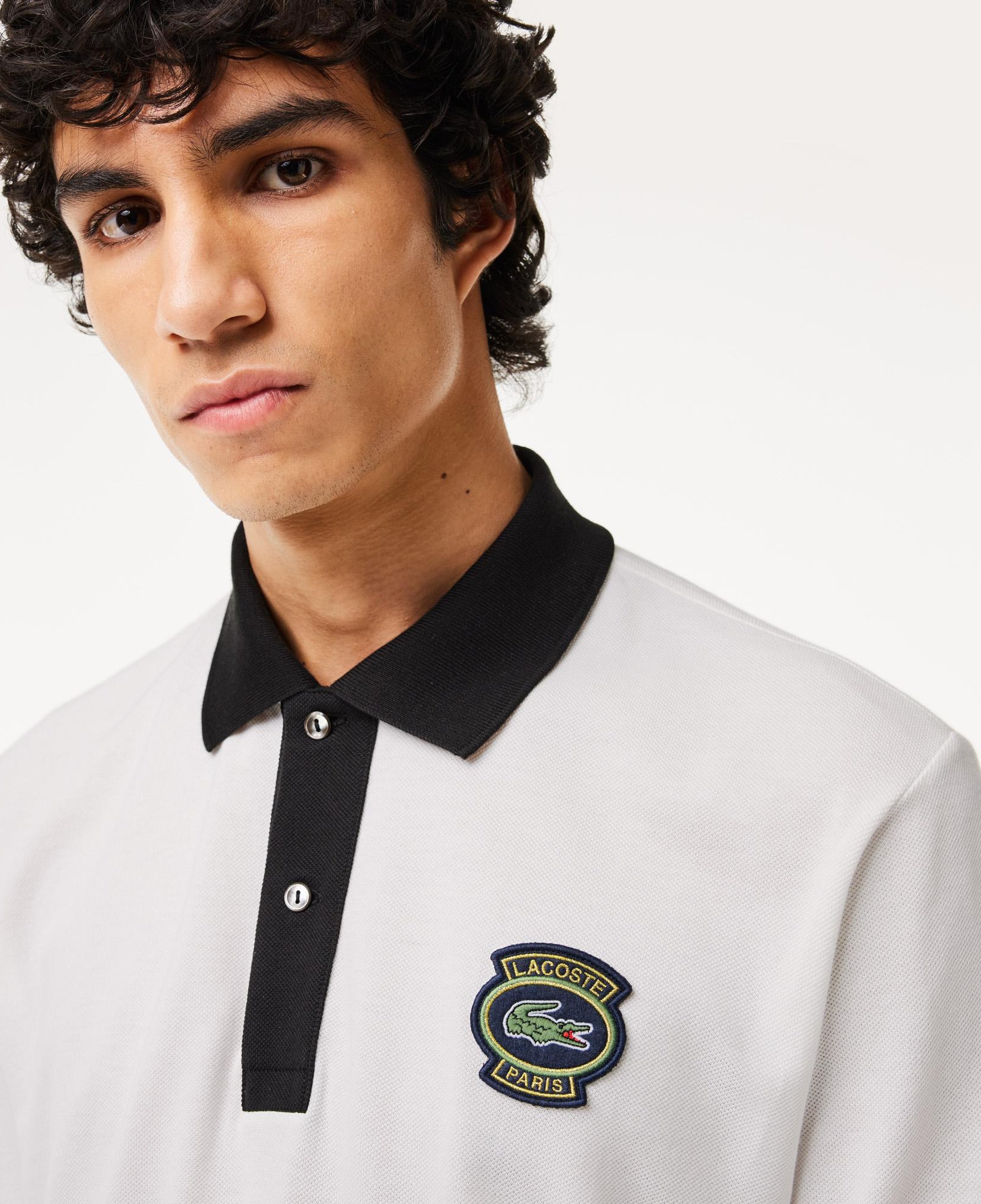 Erkek Regular Fit Organik Pamuk Beyaz Polo