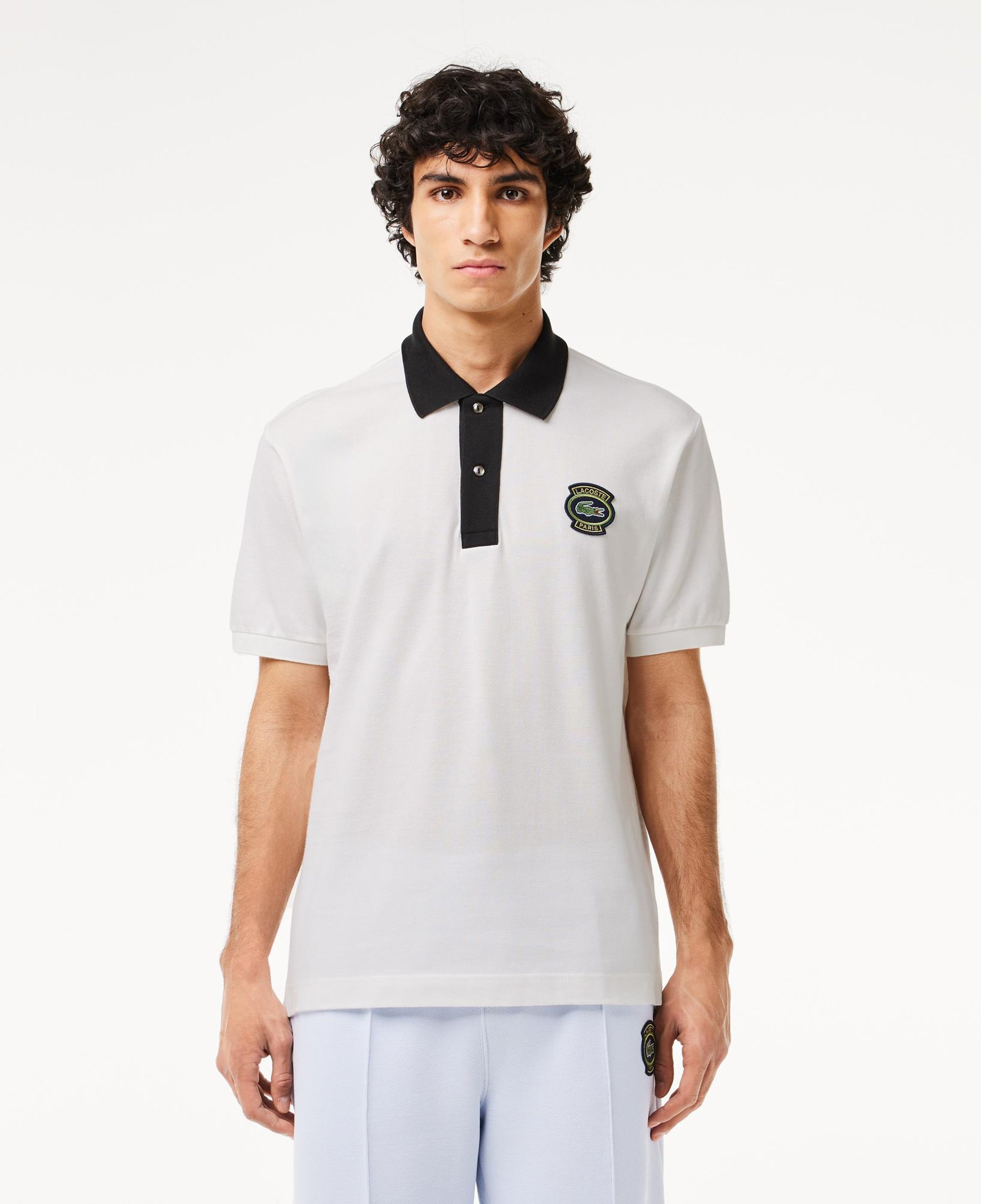 Erkek Regular Fit Organik Pamuk Beyaz Polo