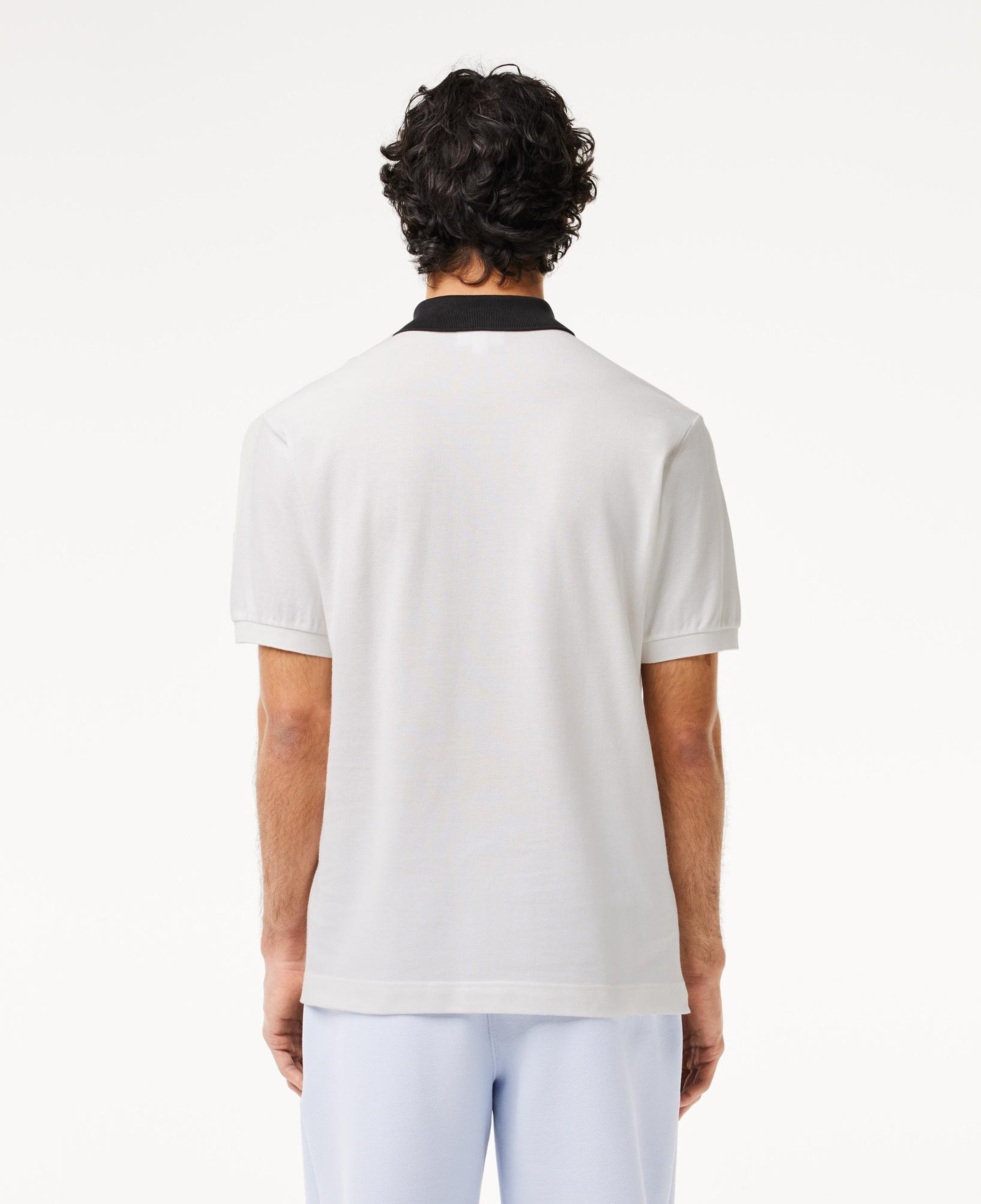 Erkek Regular Fit Organik Pamuk Beyaz Polo