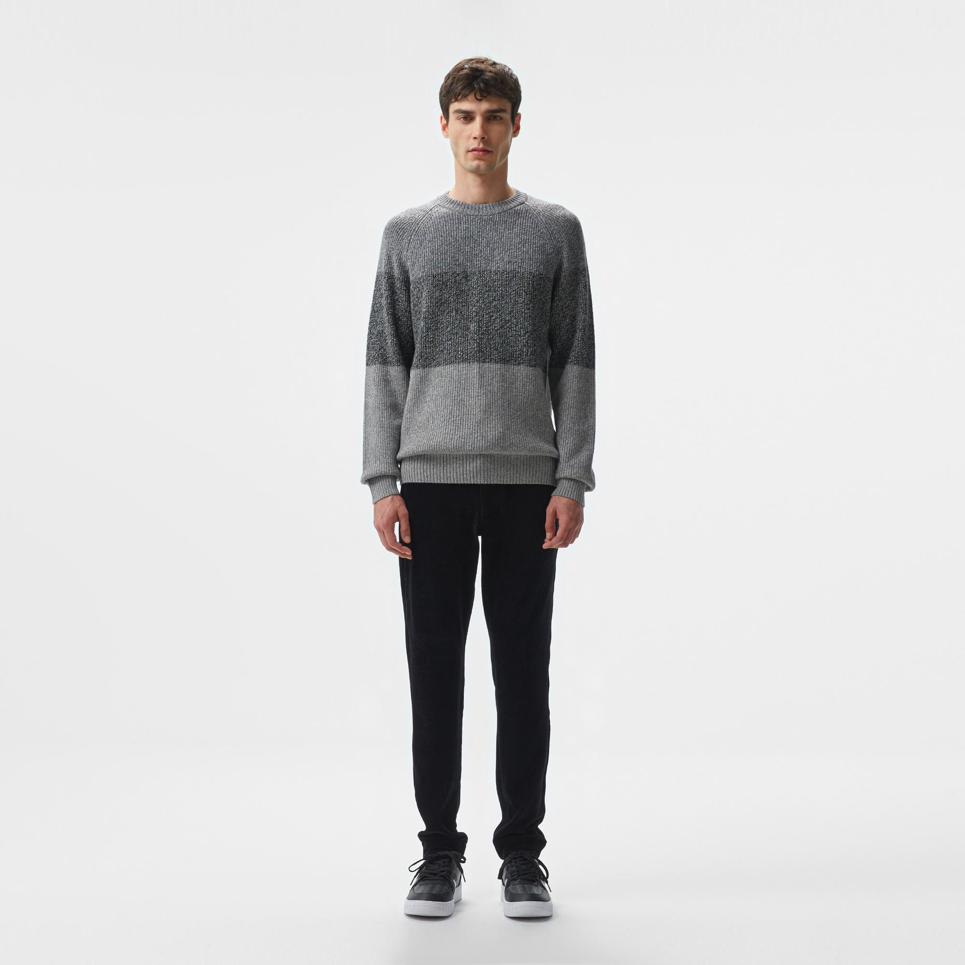 Erkek Tapered Fit Chino Siyah Pantolon