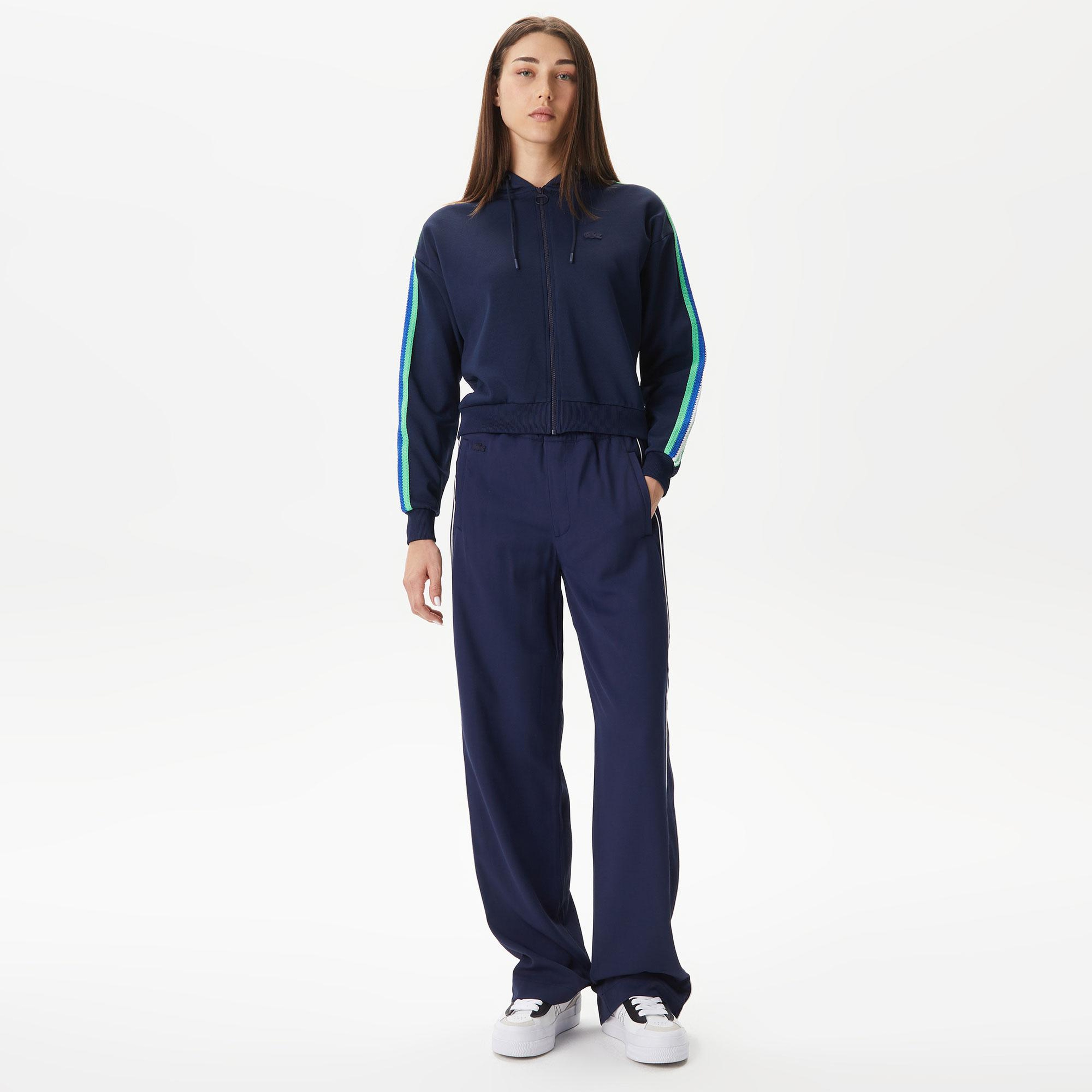 Kadın Wide Fit Lacivert Pantolon