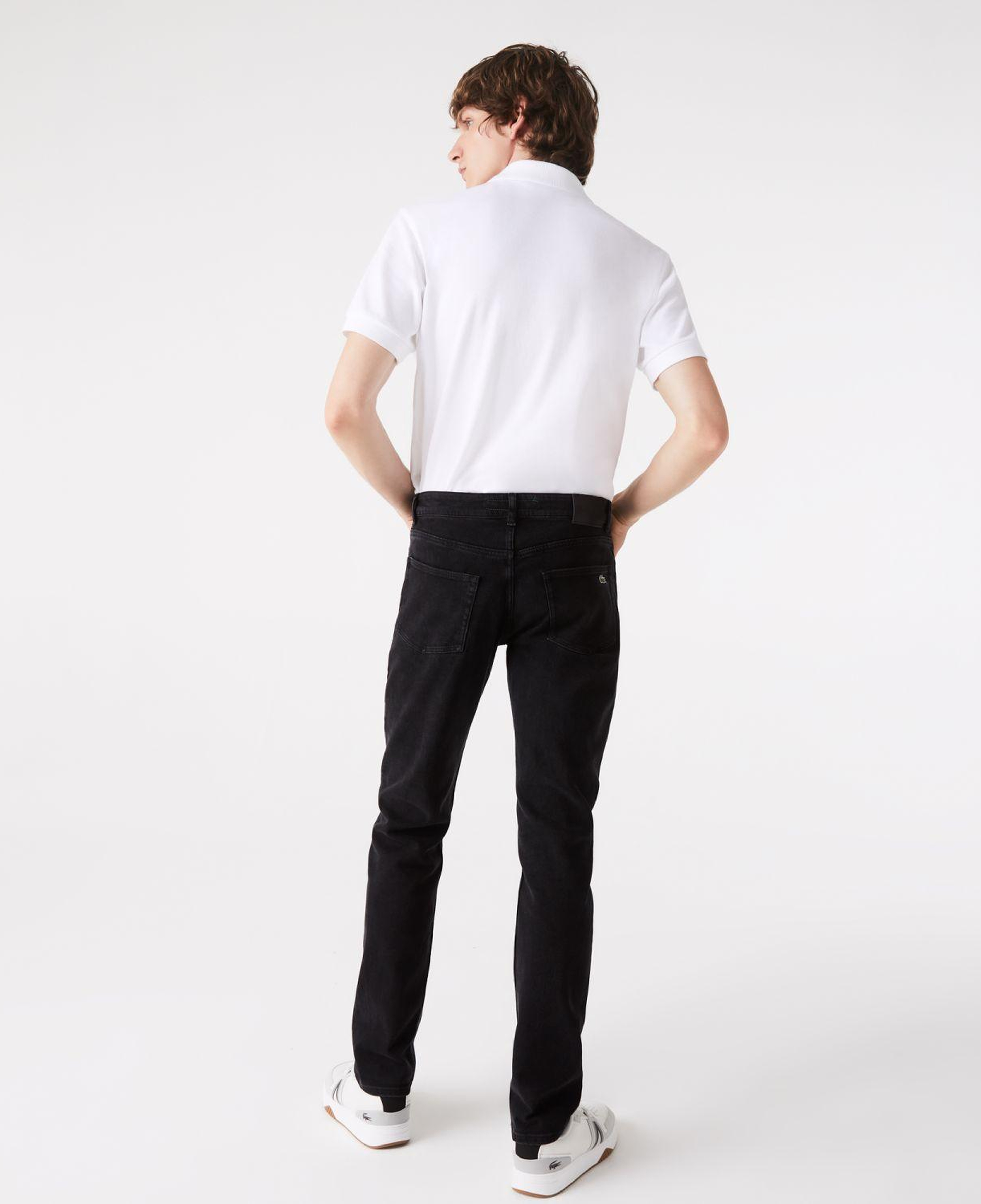 Erkek Slim Fit Siyah Jean Pantolon