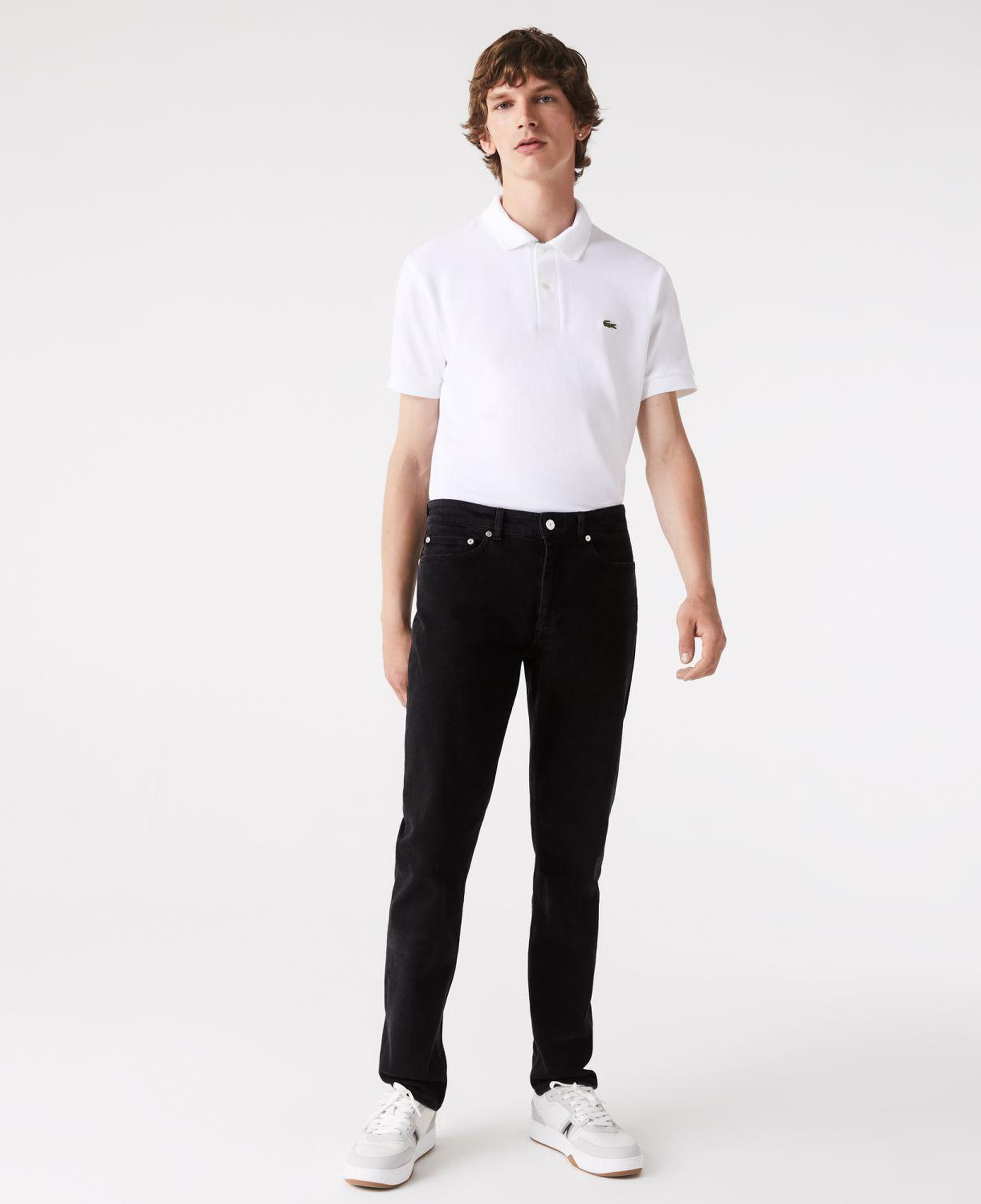 Erkek Slim Fit Siyah Jean Pantolon