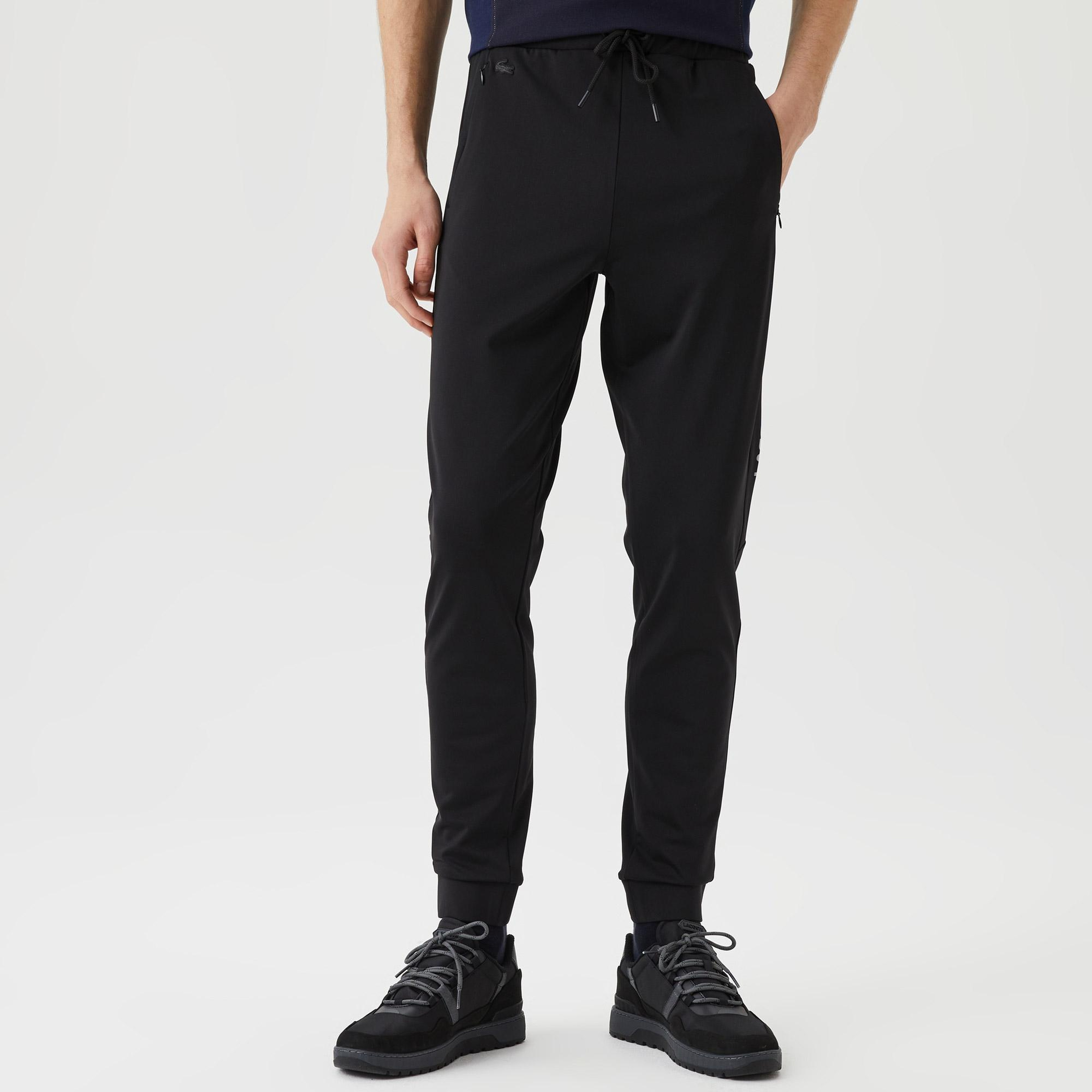 Erkek Slim Fit Siyah Eşofman Altı