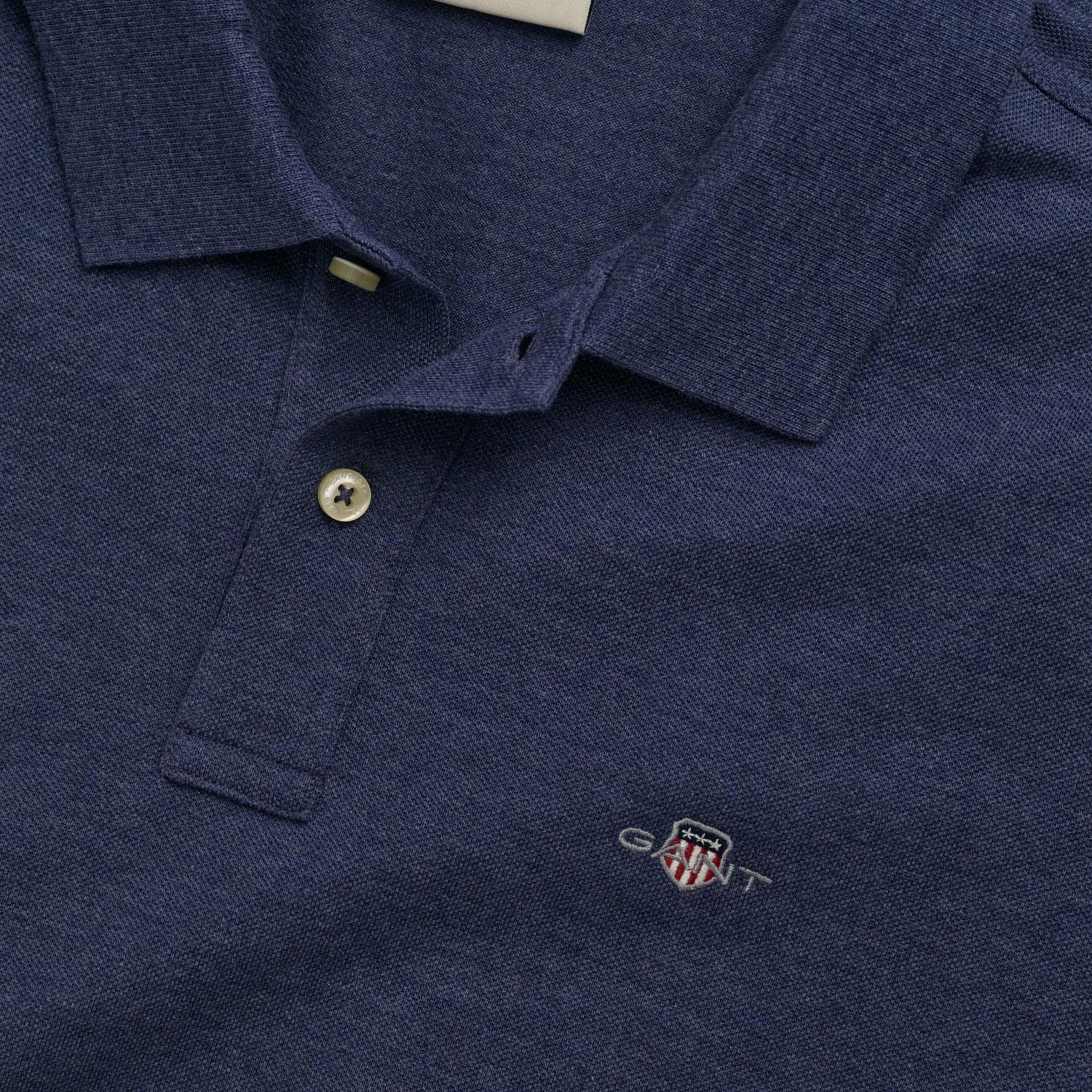 GANT Erkek Lacivert Regular Fit Polo