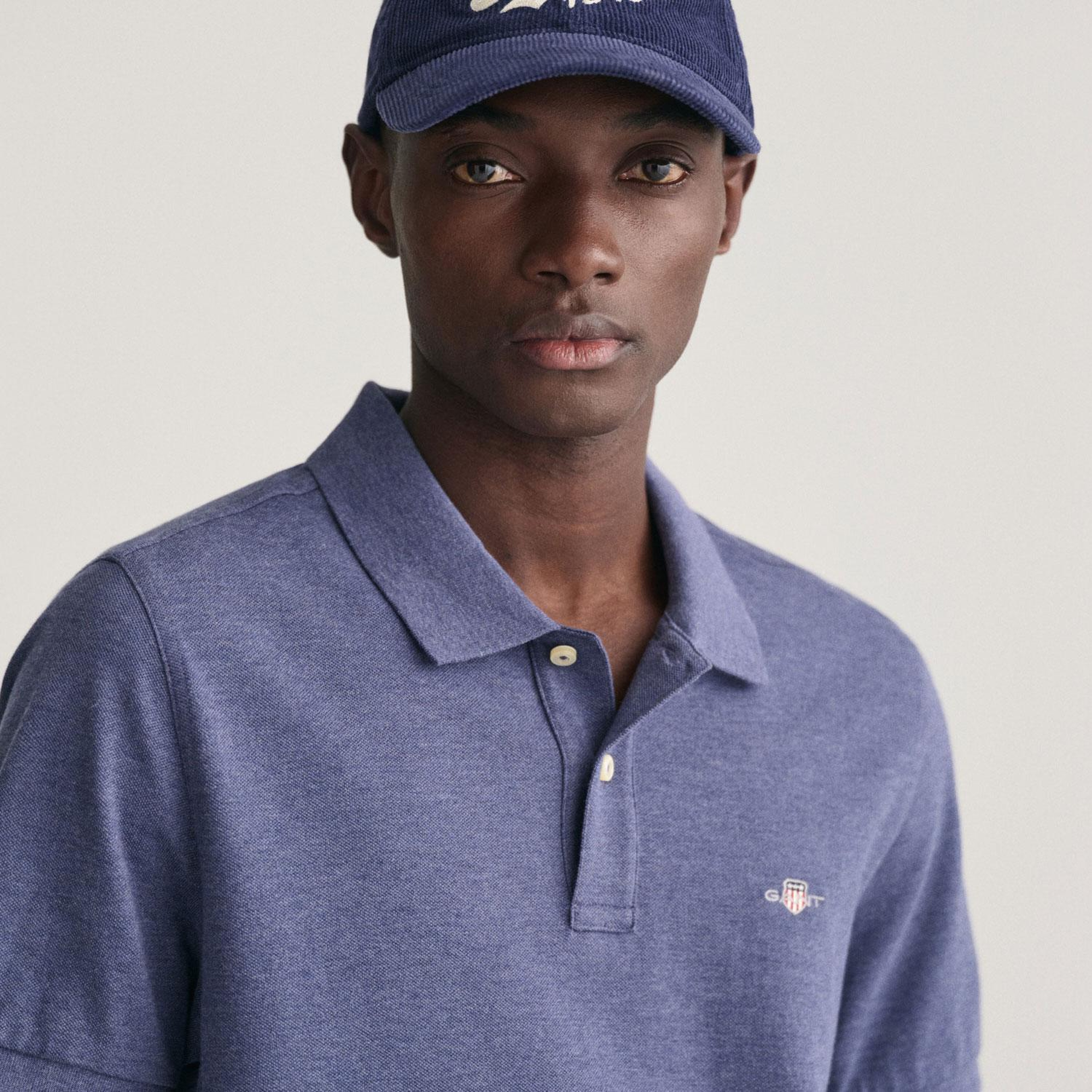 GANT Erkek Lacivert Regular Fit Polo