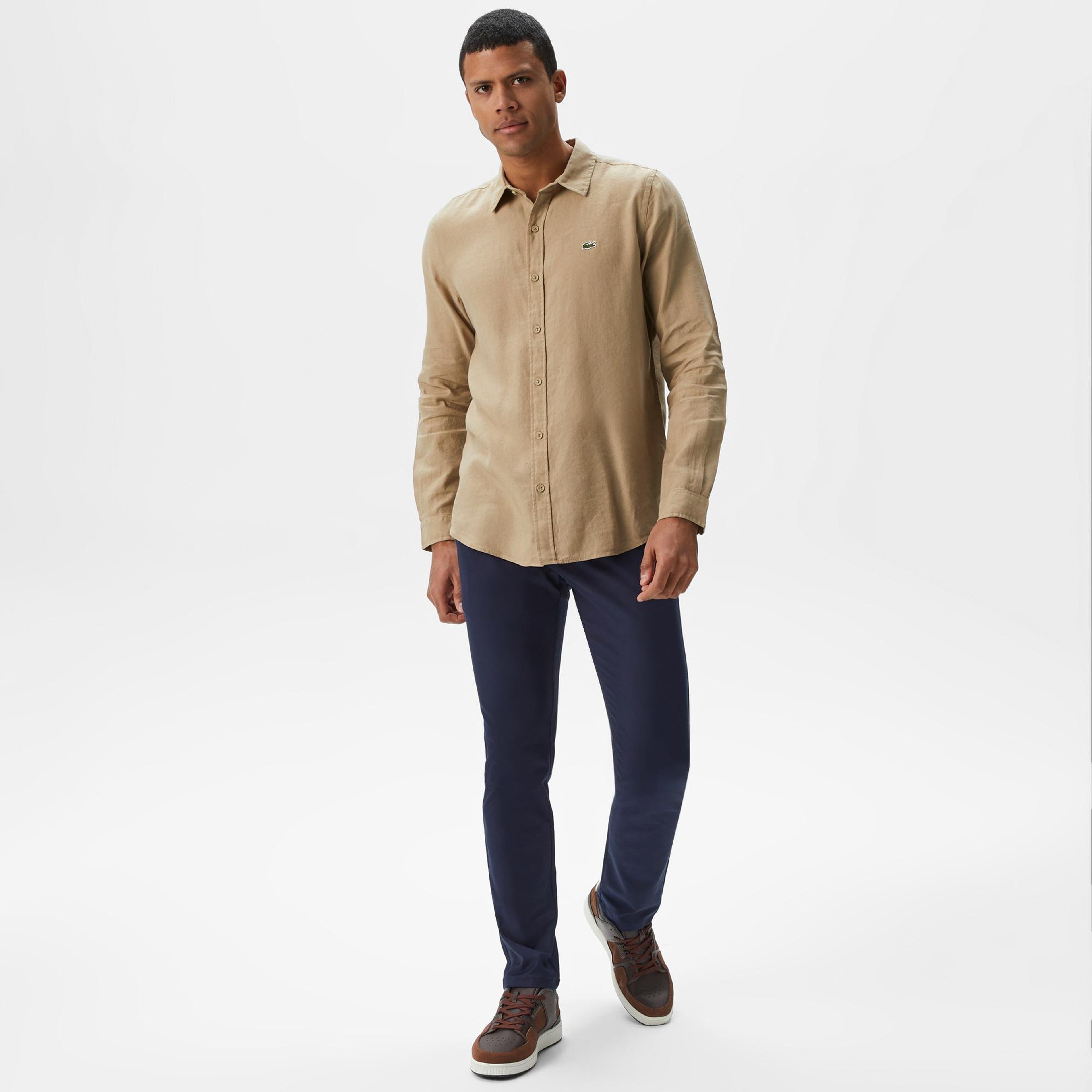Erkek Slim Fit Lacivert Pantolon