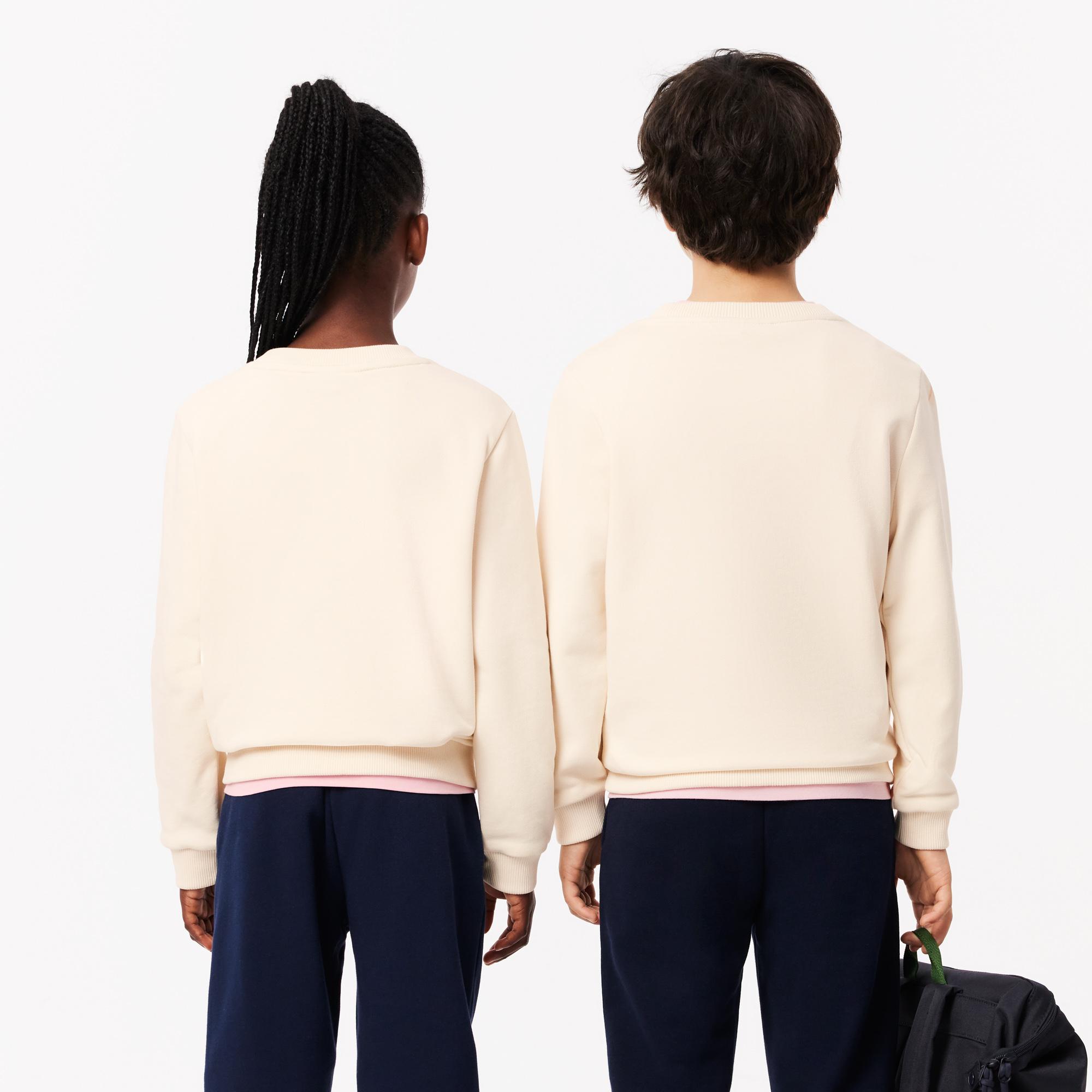 Çocuk Baskılı Bej Sweatshirt