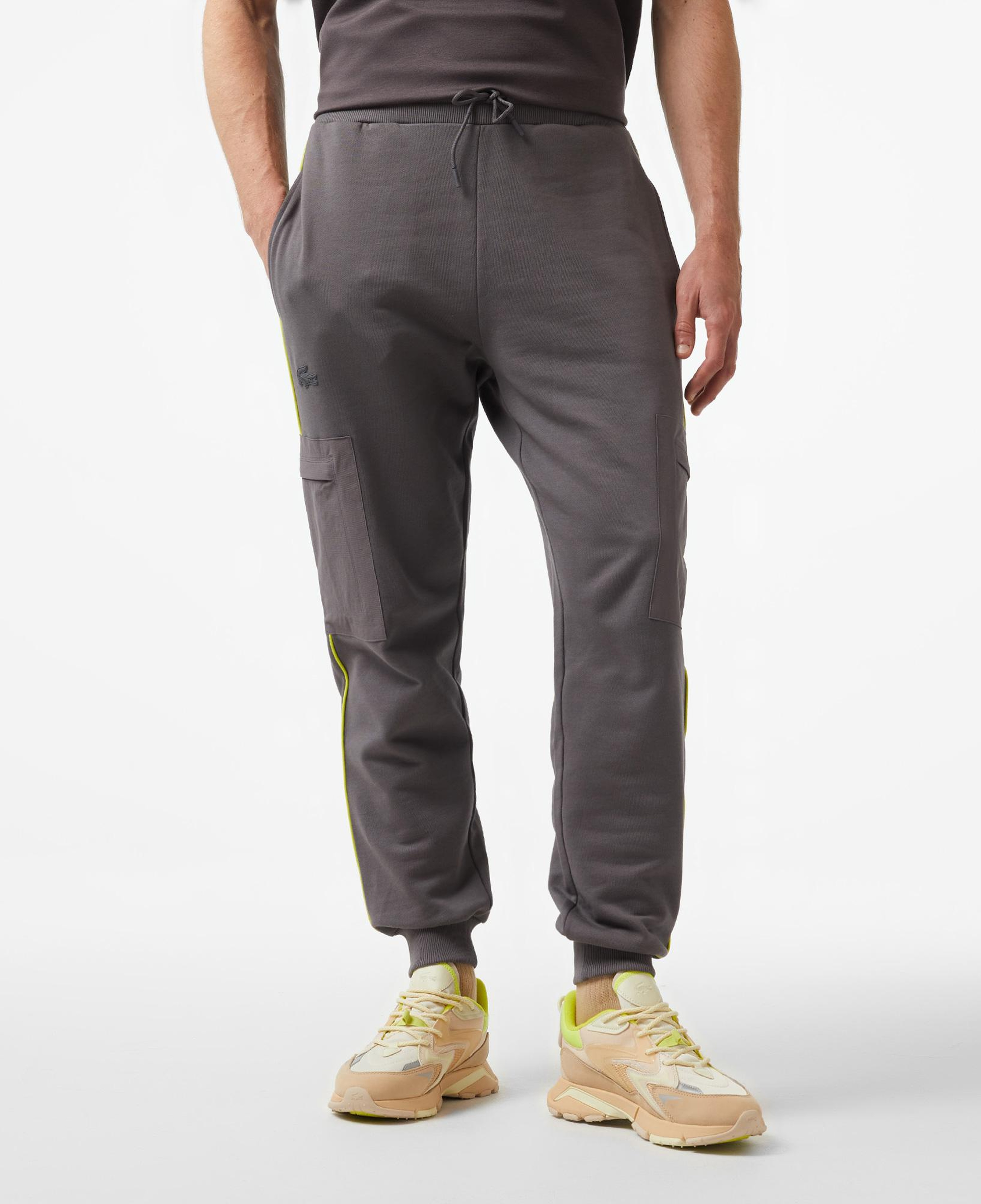 Lacoste x House of SuperStep Erkek Siyah Eşofman Altı
