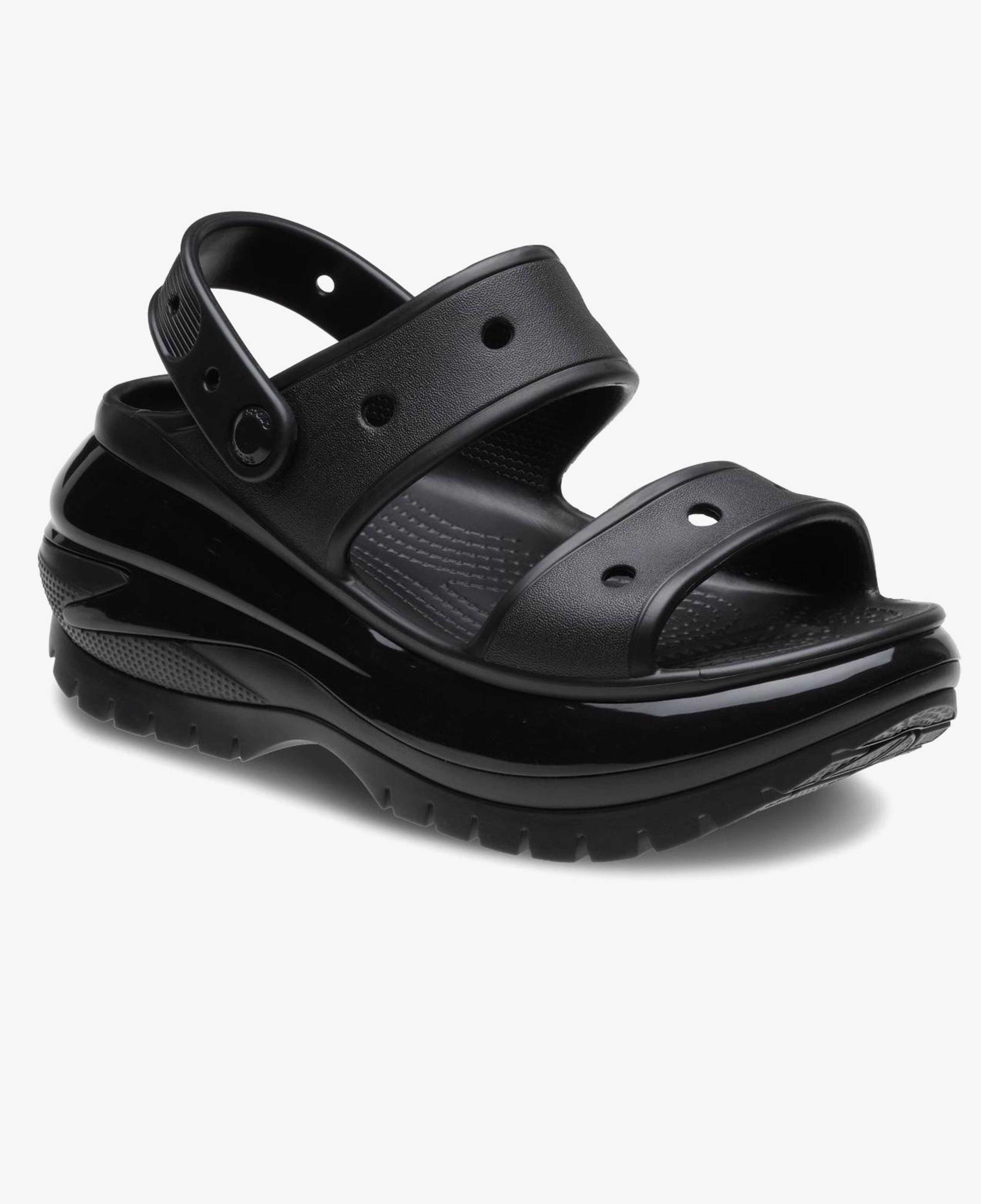 Crocs Classic Mega Crush Kadın Siyah Sandalet