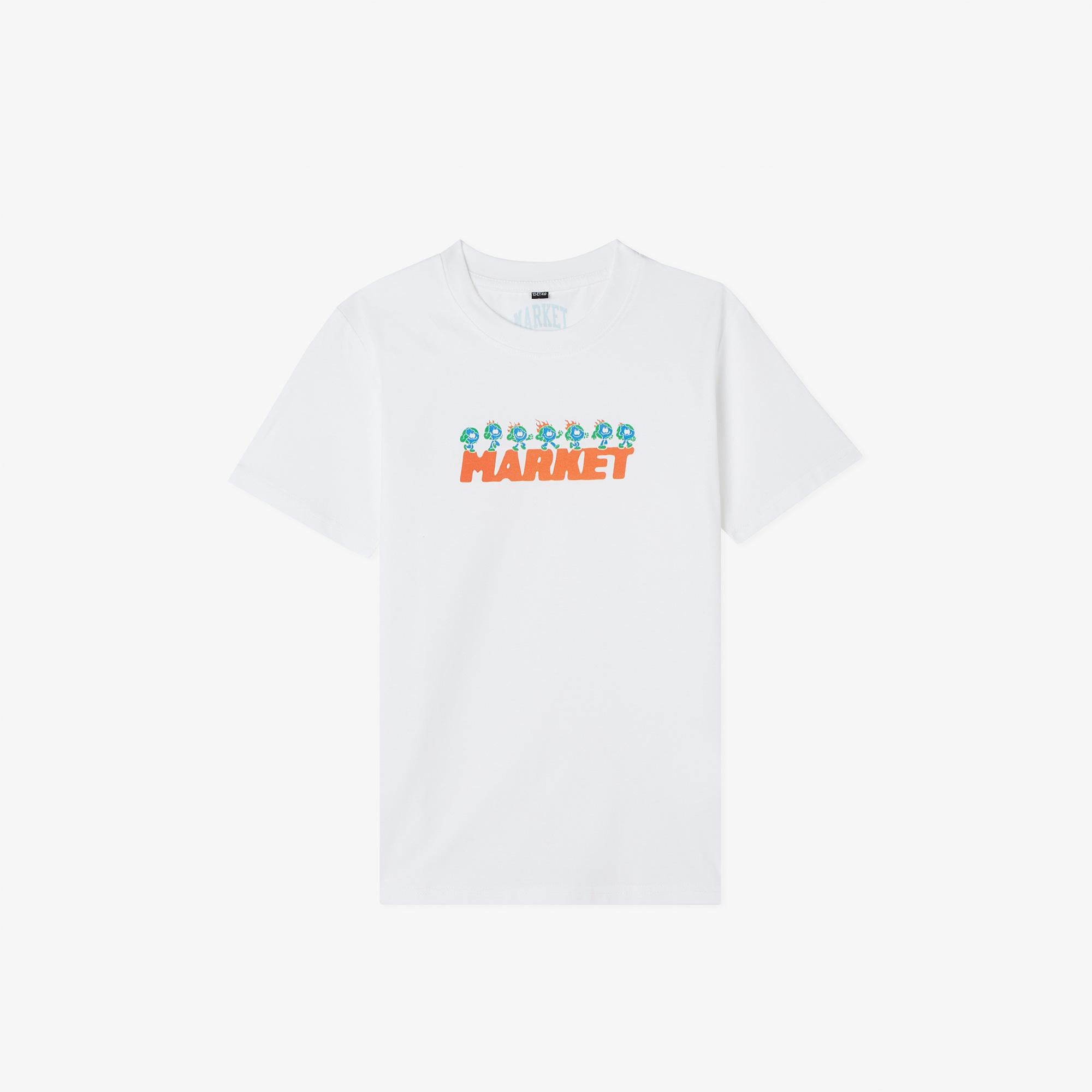 Market Fire Frolic Beyaz T-Shirt