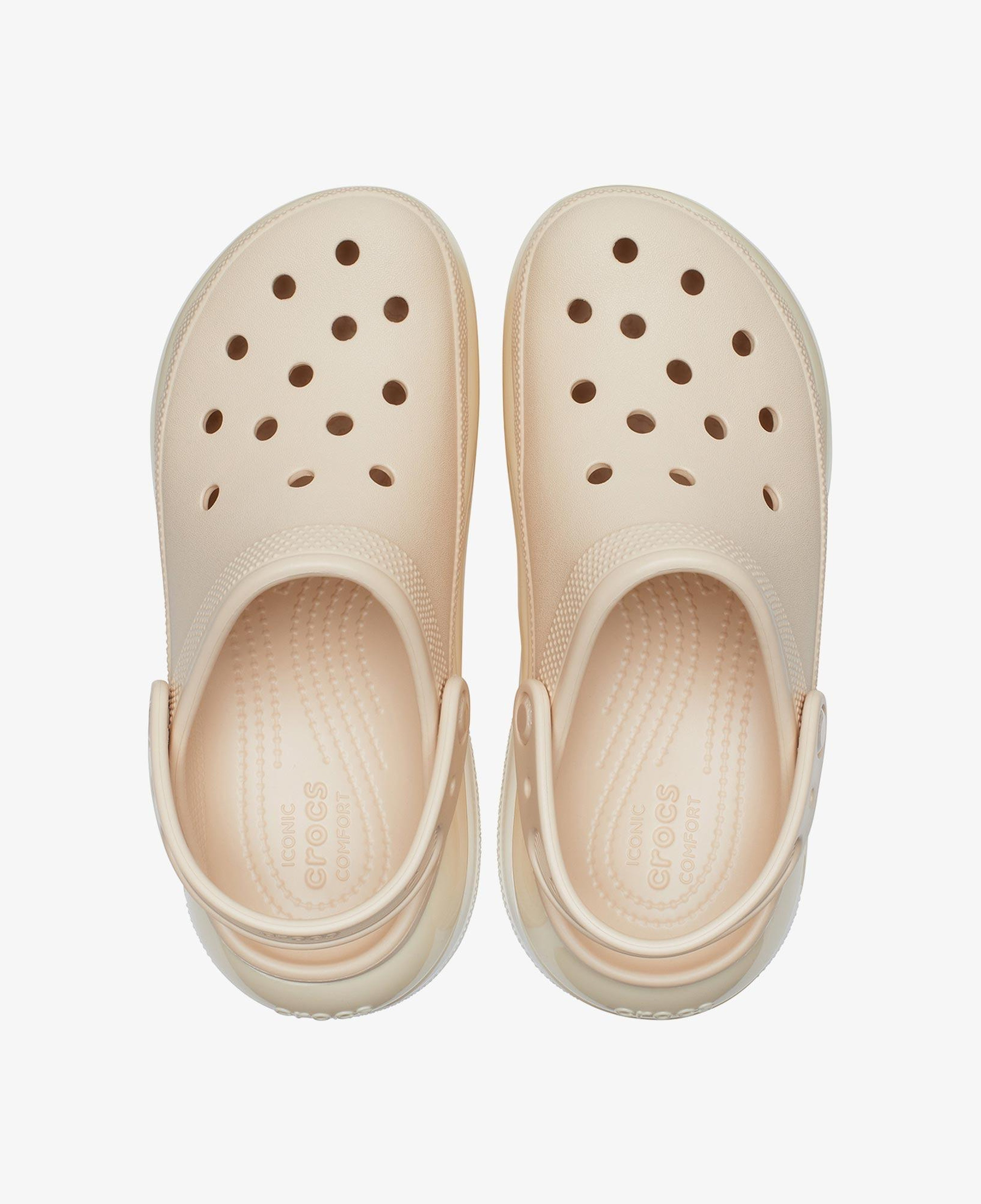 Crocs Classic Mega Crush Platform Kadın Krem Terlik