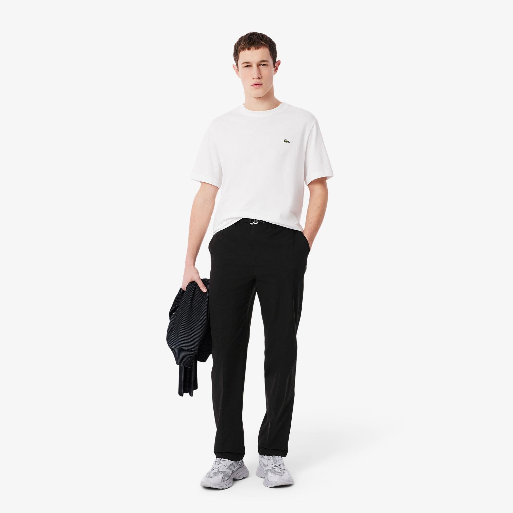 Erkek Straight Fit Siyah Pantolon